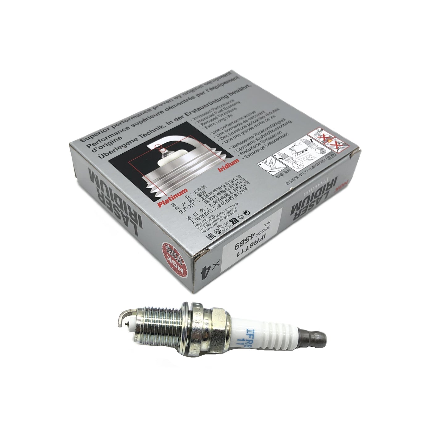 NGK Laser Iridium Spark Plug IFR6T11 image 2 Candru