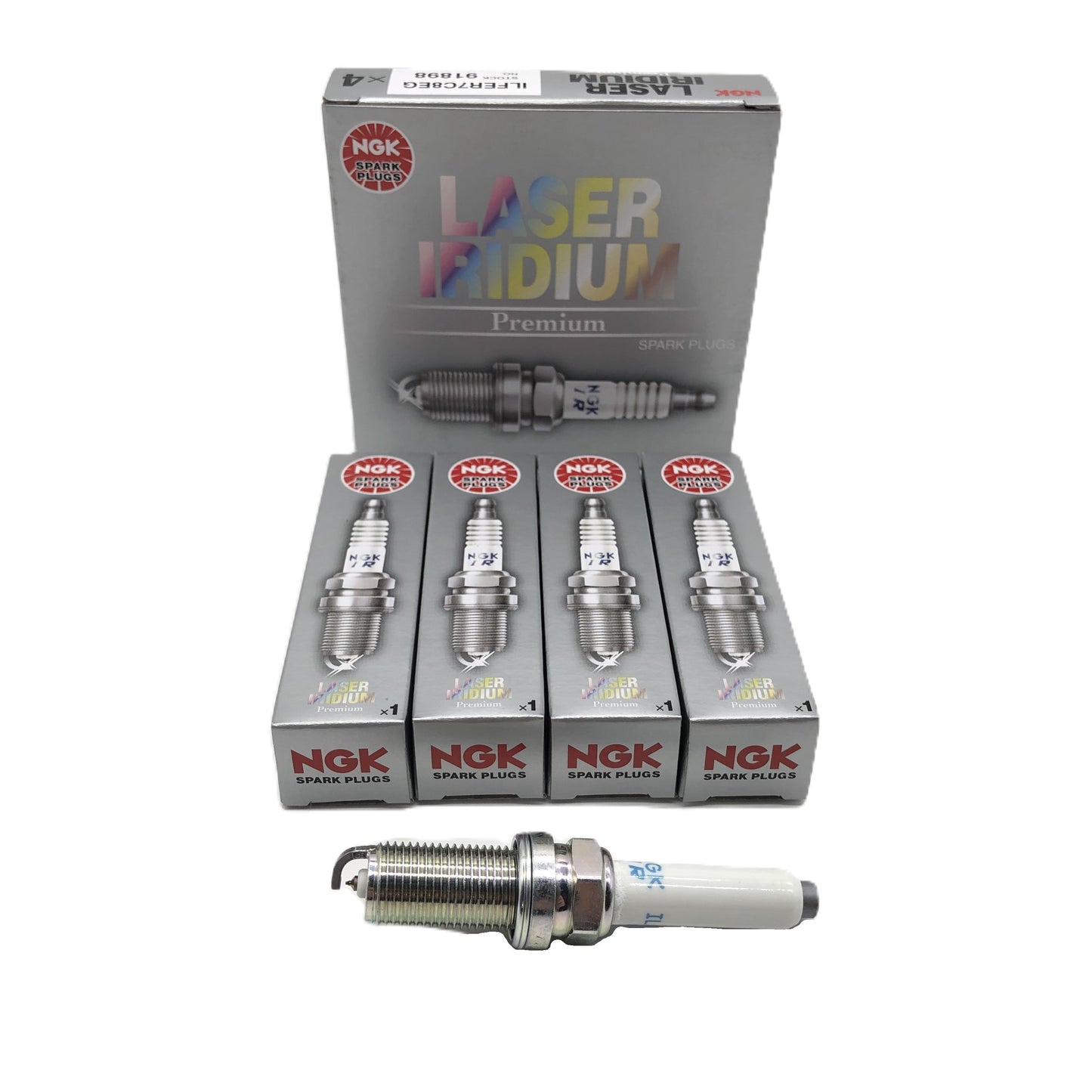 NGK Laser Iridium Spark Plug ILFER7C8EG image 1 Candru