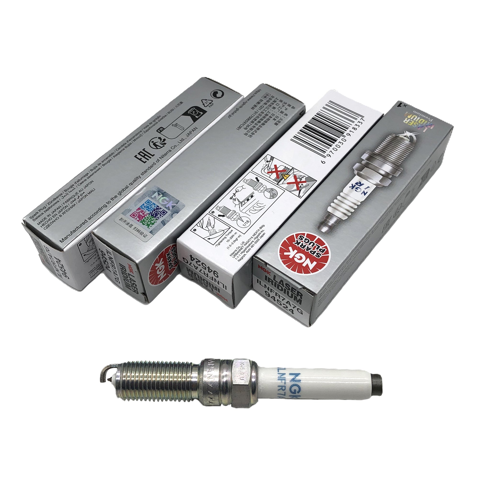 NGK Laser Iridium Spark Plug ILNFR7A7G 94524