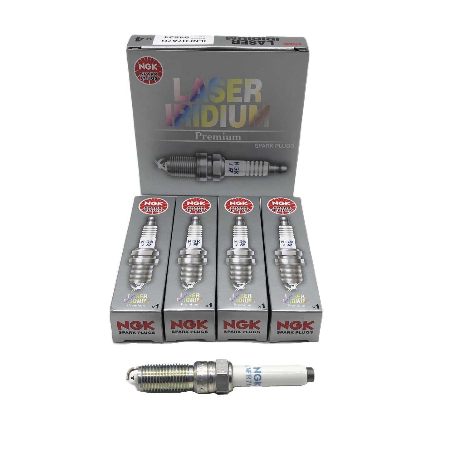 NGK Laser Iridium Spark Plug ILNFR7A7G image 1 Candru