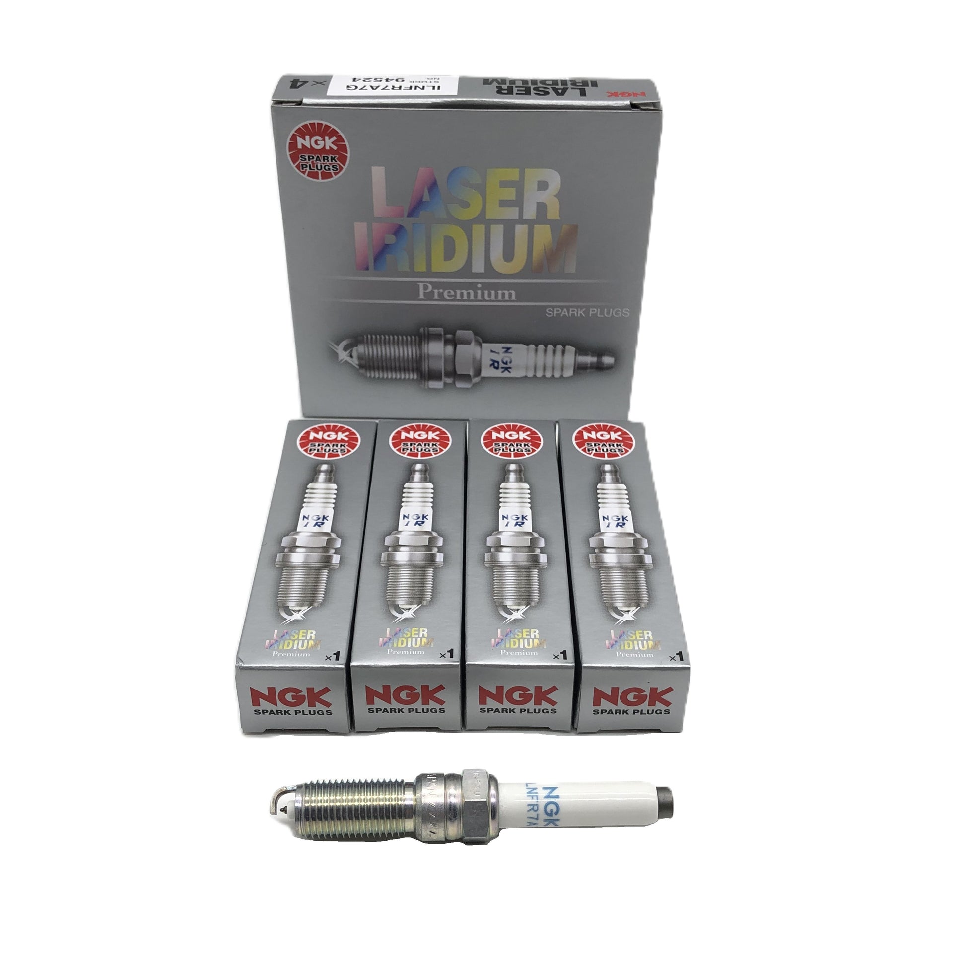 NGK Laser Iridium Spark Plug ILNFR7A7G image 1 Candru
