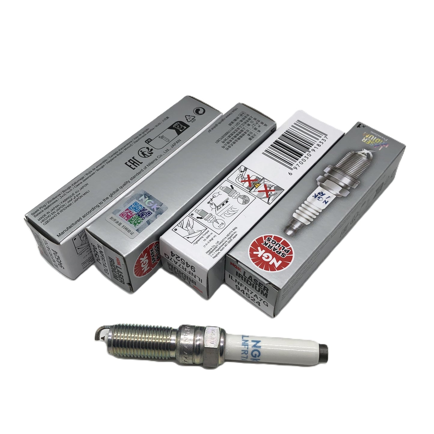 NGK Laser Iridium Spark Plug ILNFR7A7G image 3 Candru