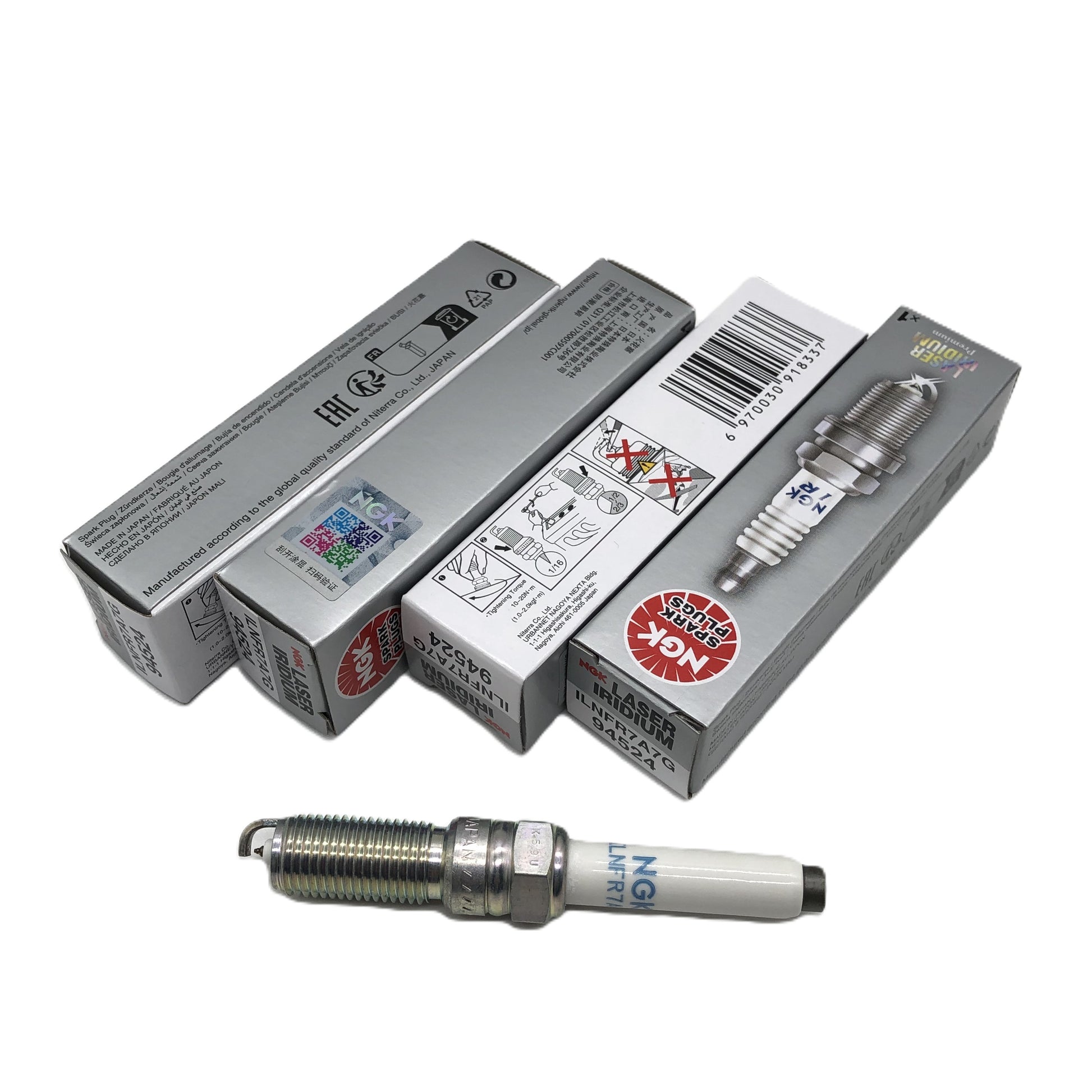 NGK Laser Iridium Spark Plug ILNFR7A7G image 3 Candru