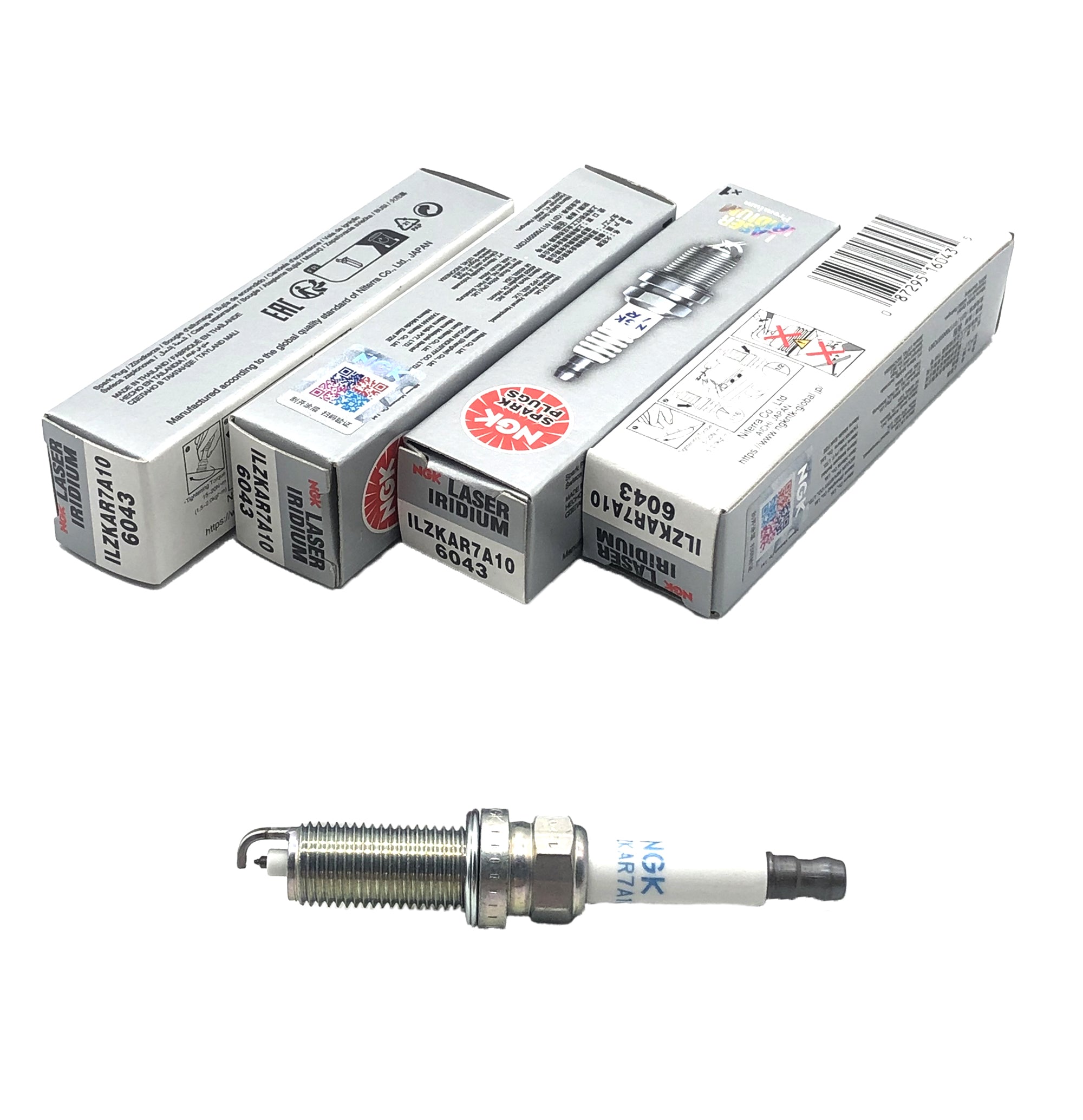 NGK Laser Iridium Spark Plug ILZKAR7A10 6043