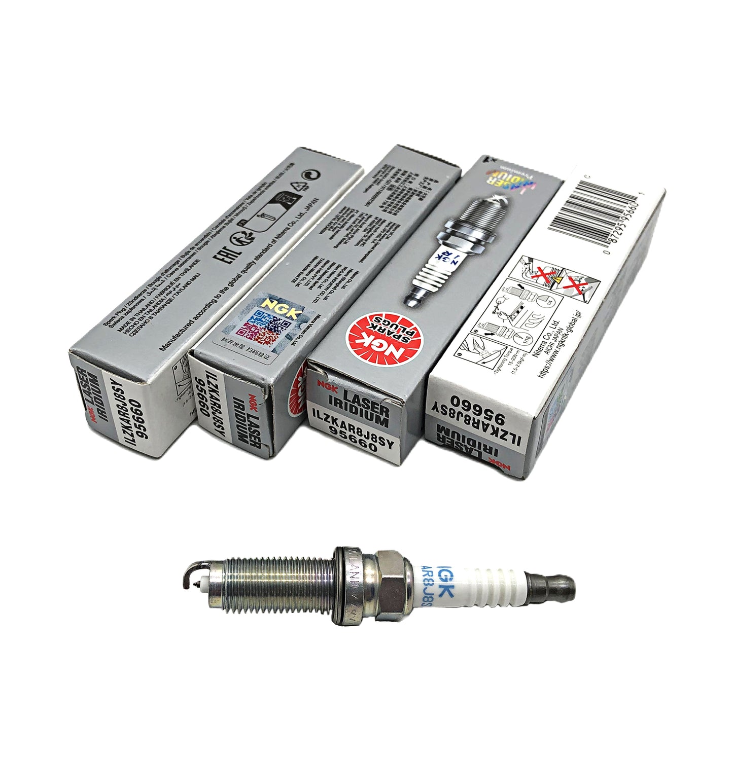 NGK Laser Iridium Spark Plug ILZKAR8J8SY 95660