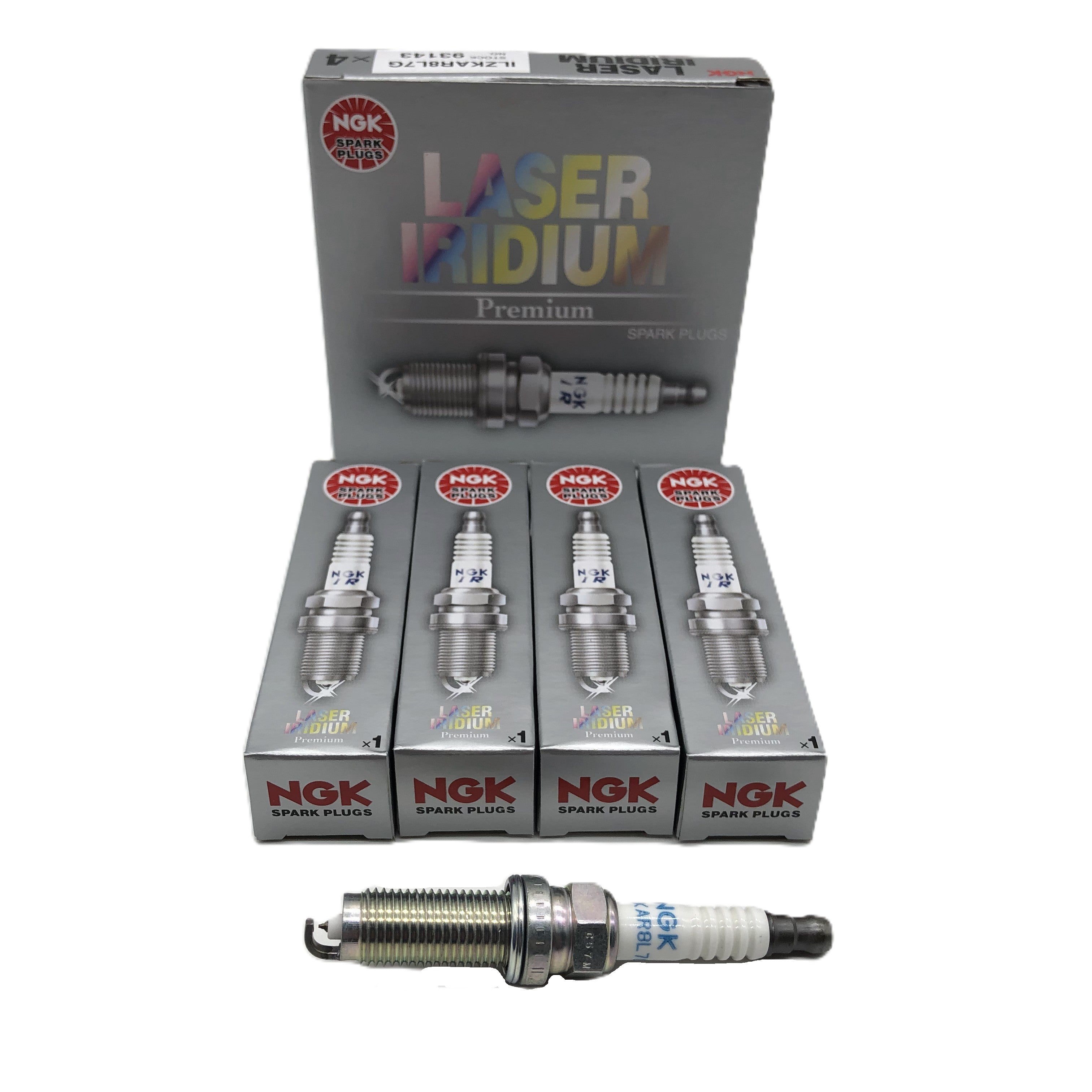 NGK Laser Iridium Spark Plug ILZKAR8L7G image 1 Candru