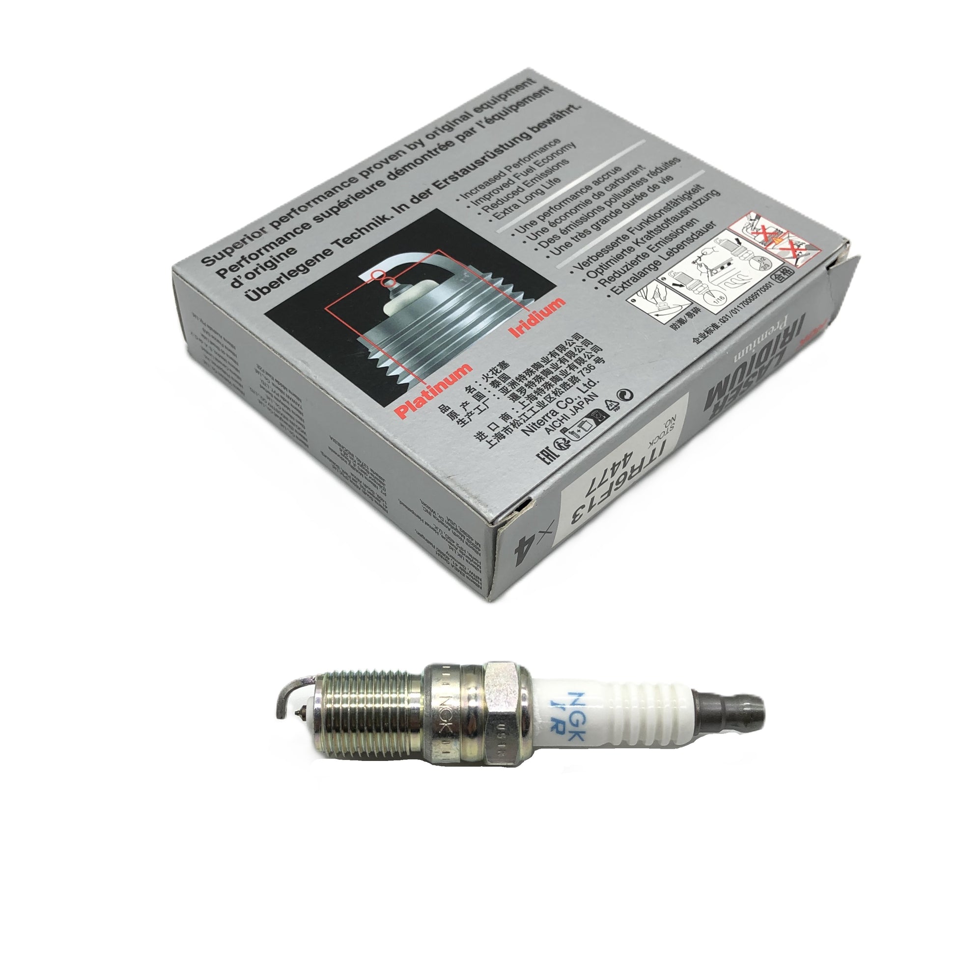 NGK Laser Iridium Spark Plug ITR6F13 image 2 Candru
