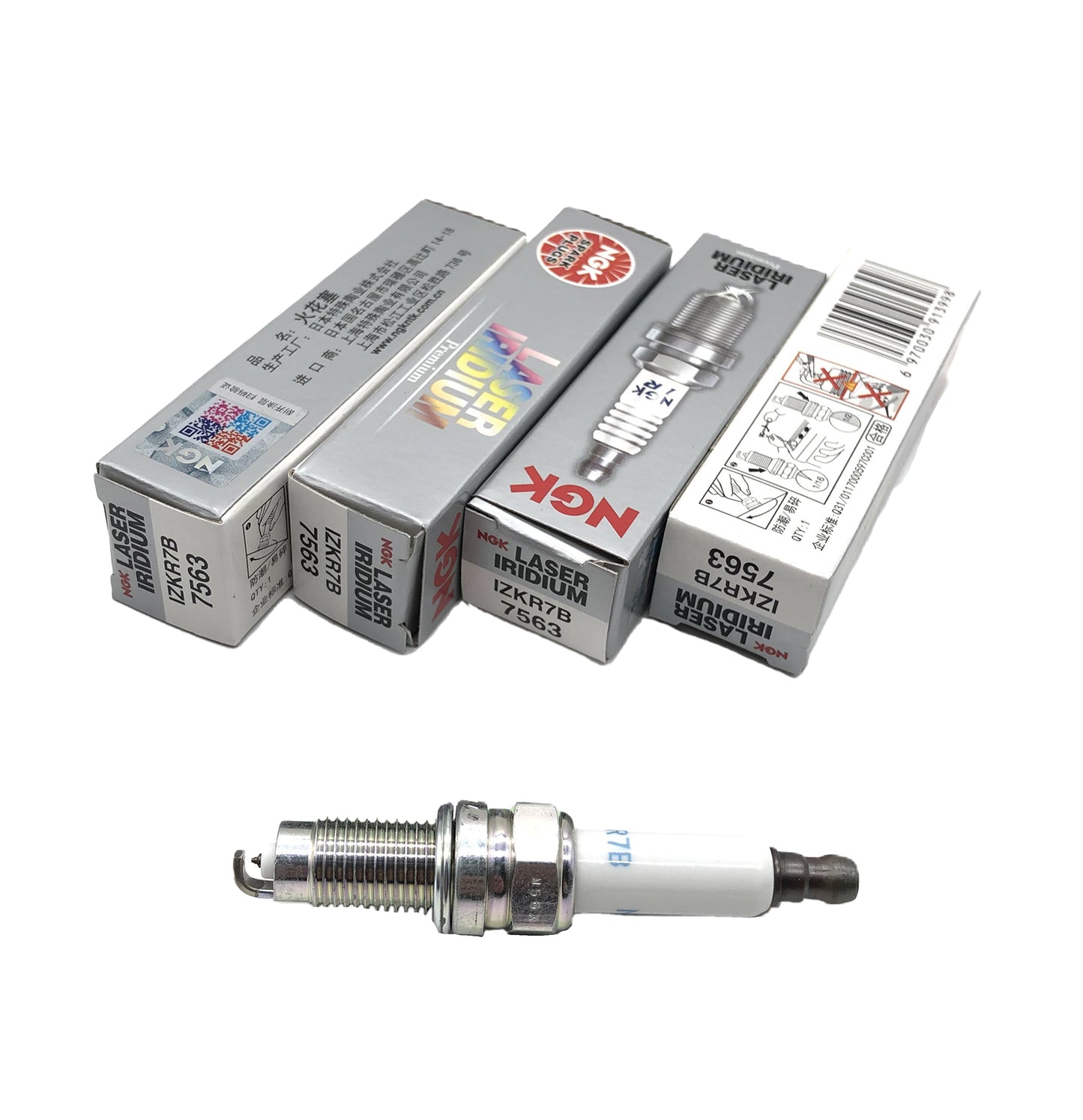 NGK Laser Iridium Spark Plug IZKR7B 7563