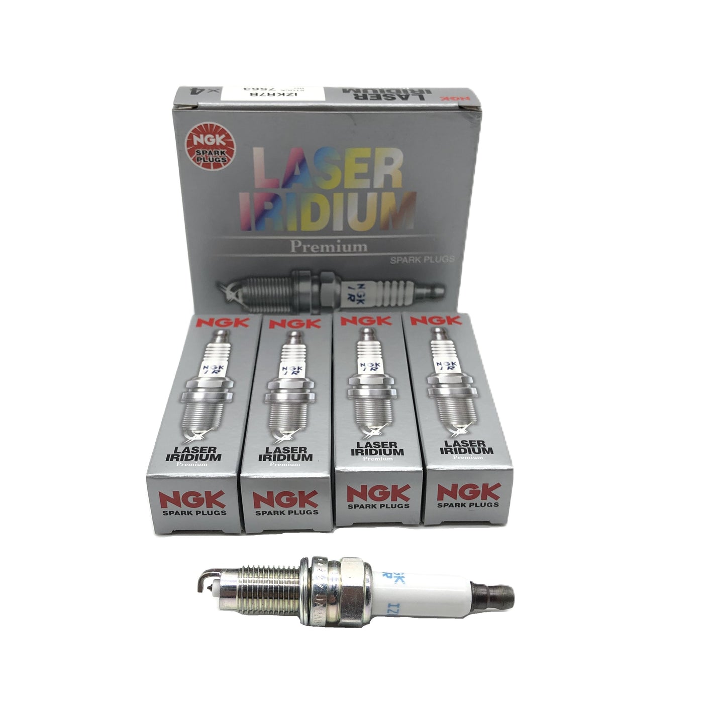 NGK Laser Iridium Spark Plug IZKR7B image 1 Candru