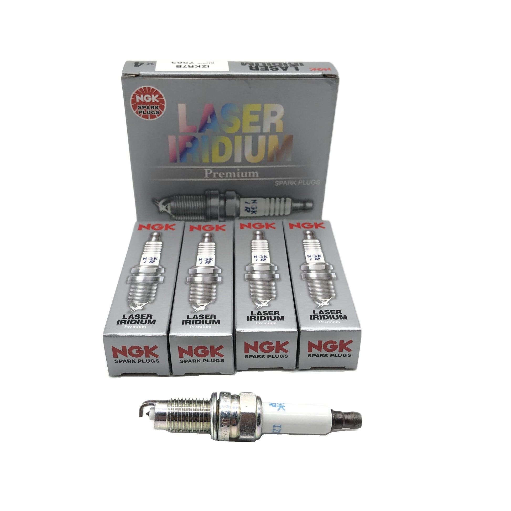 NGK Laser Iridium Spark Plug IZKR7B image 1 Candru