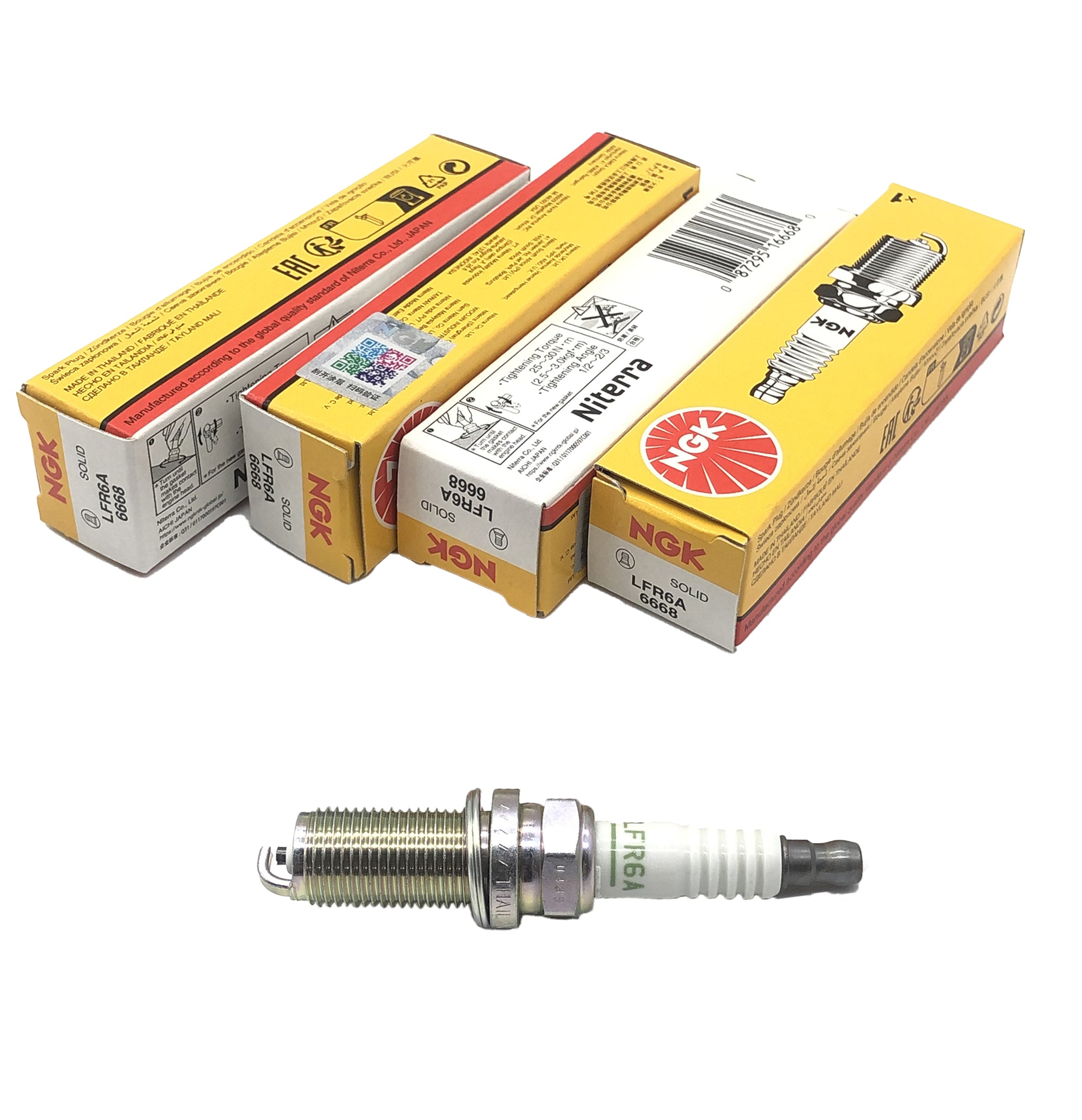 NGK V-Power Spark Plug LFR6A 6668