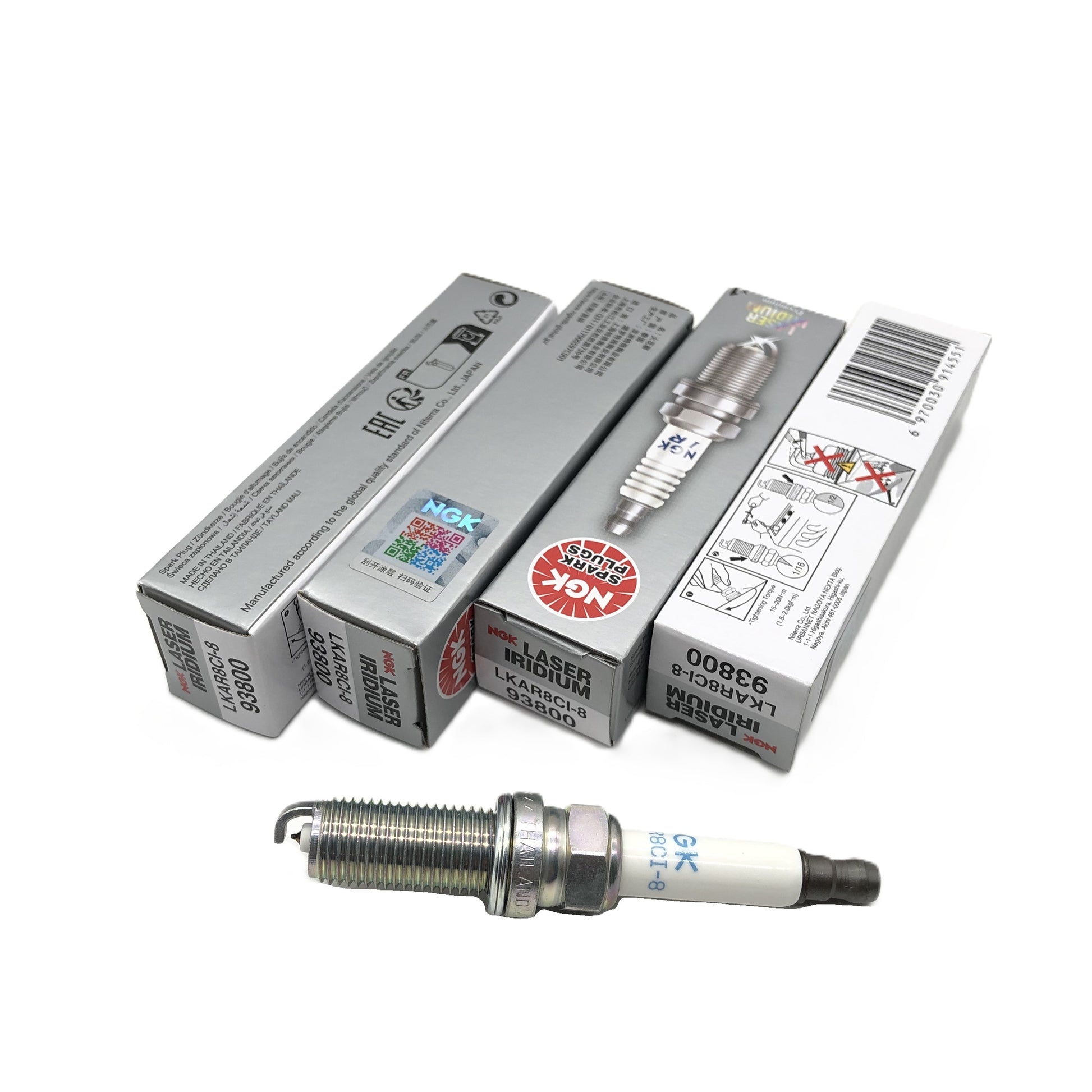 NGK Laser Iridium Spark Plug LKAR8CI-8 image 3 Candru