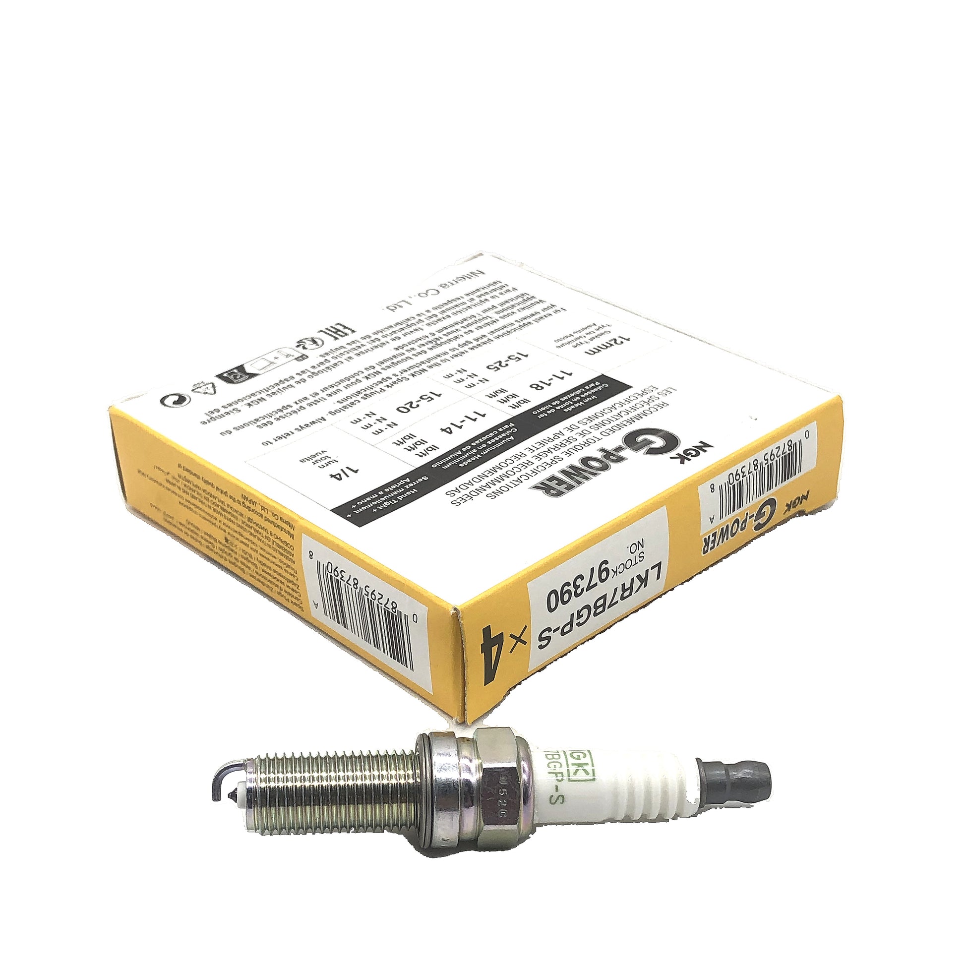 NGK G-POWER Platinum Alloy Spark Plugs LKR7BGP-S/97390 image 2 Candru
