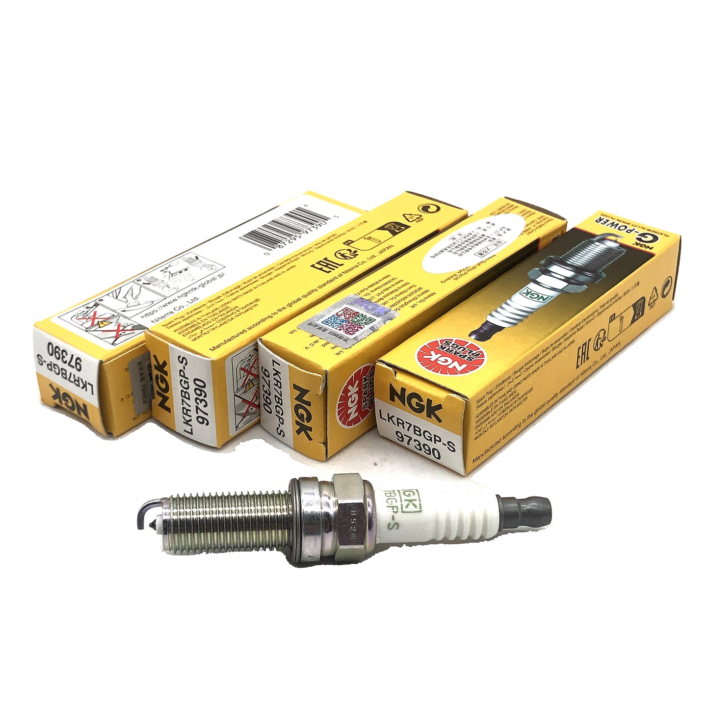 NGK G-POWER Platinum Alloy Spark Plugs LKR7BGP-S/97390 image 3 Candru