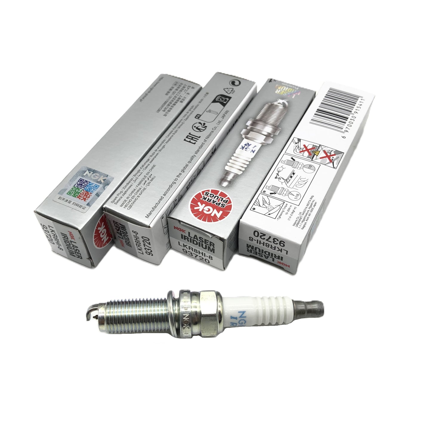 NGK Laser Iridium Spark Plug LKR8HI-8 image 3 Candru