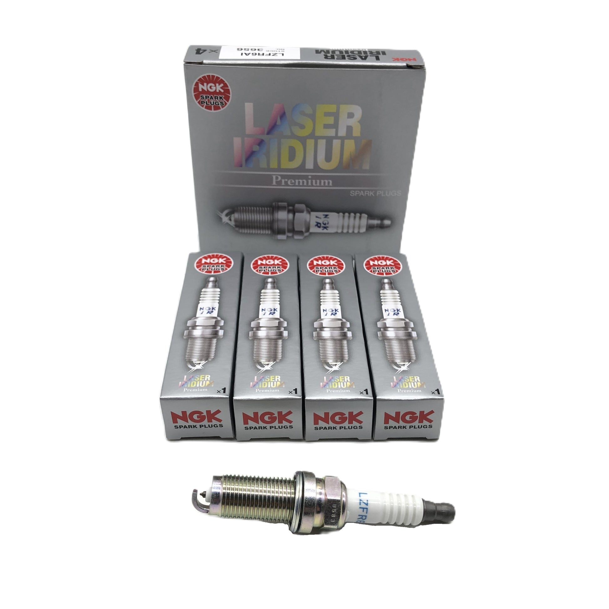 NGK Laser Iridium Spark Plug LZFR6AI image 1 Candru
