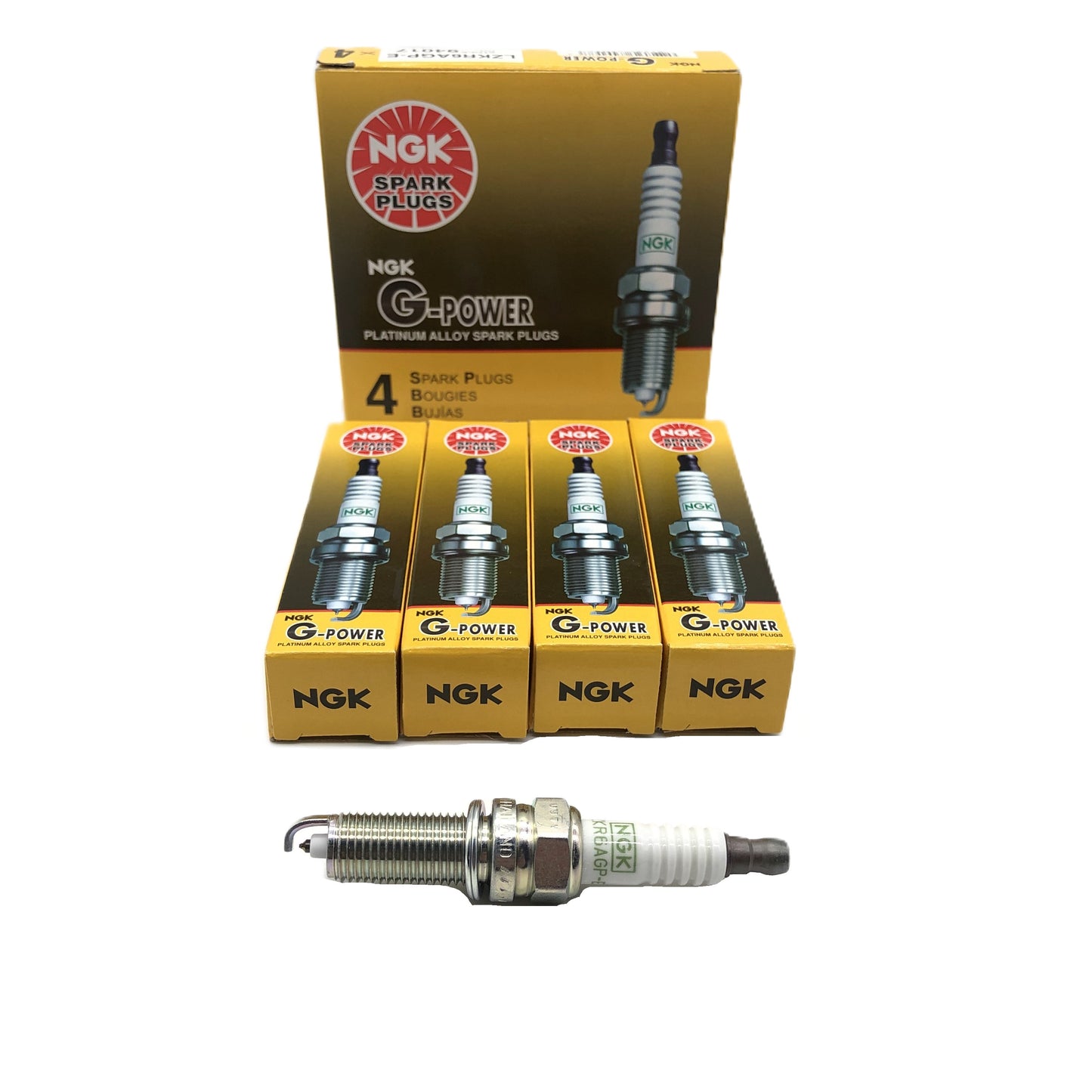 NGK G-Power Platinum Spark Plug LZKR6AGP-E image 1 Candru