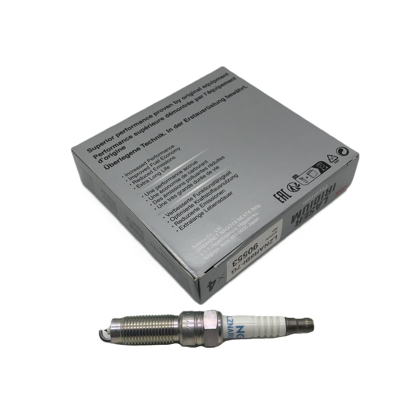NGK Laser Iridium Spark Plug LZNAR8BI-7G image 4 Candru