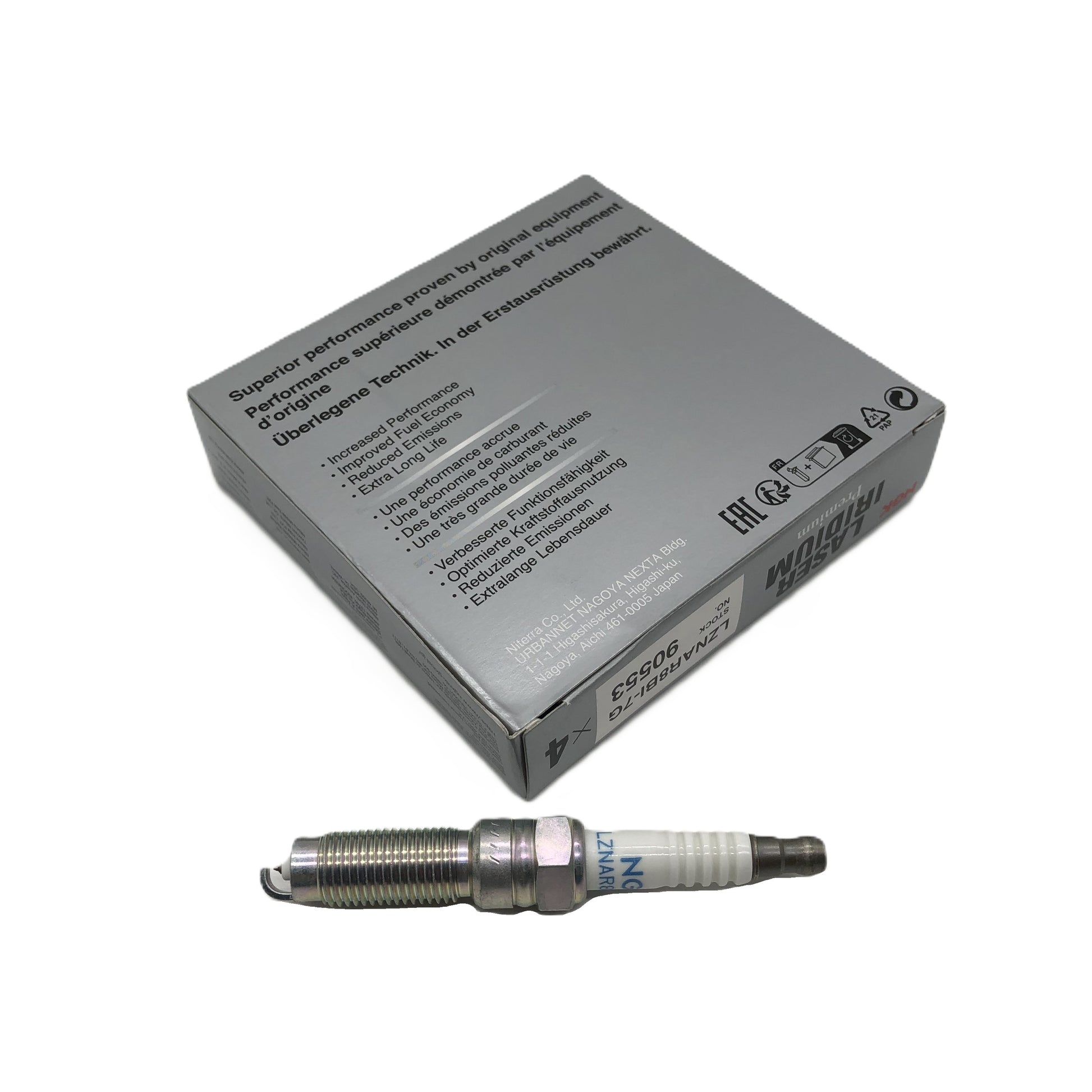 NGK Laser Iridium Spark Plug LZNAR8BI-7G image 4 Candru