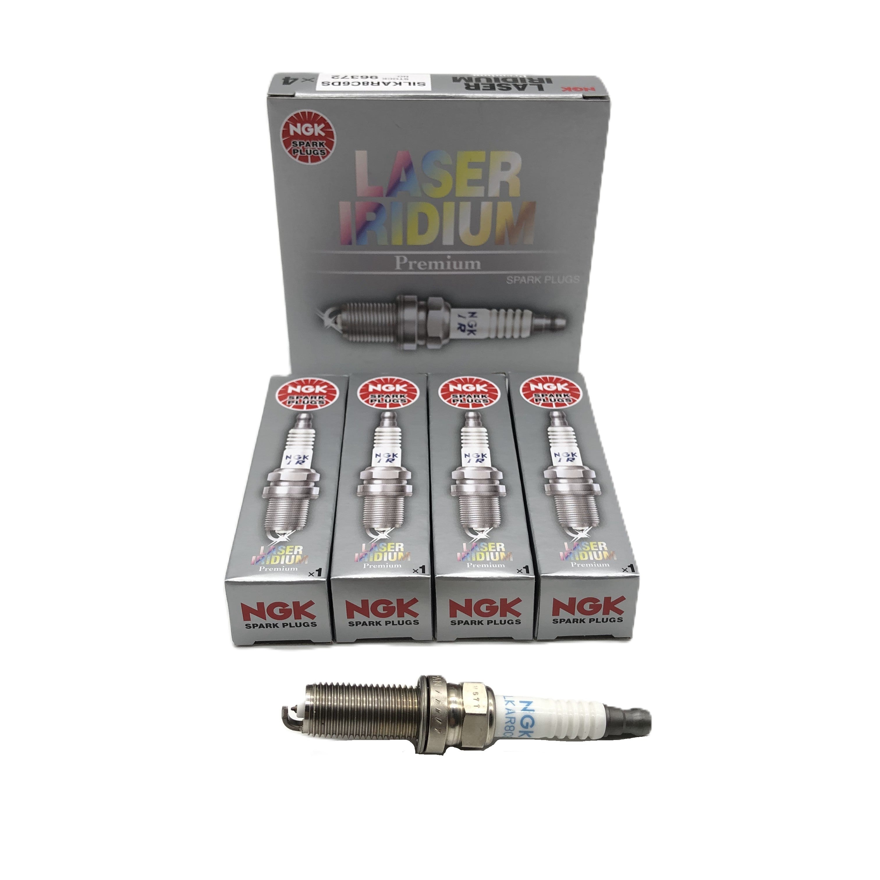 NGK Laser Iridium Spark Plug SILKAR8C6DS image 1 Candru