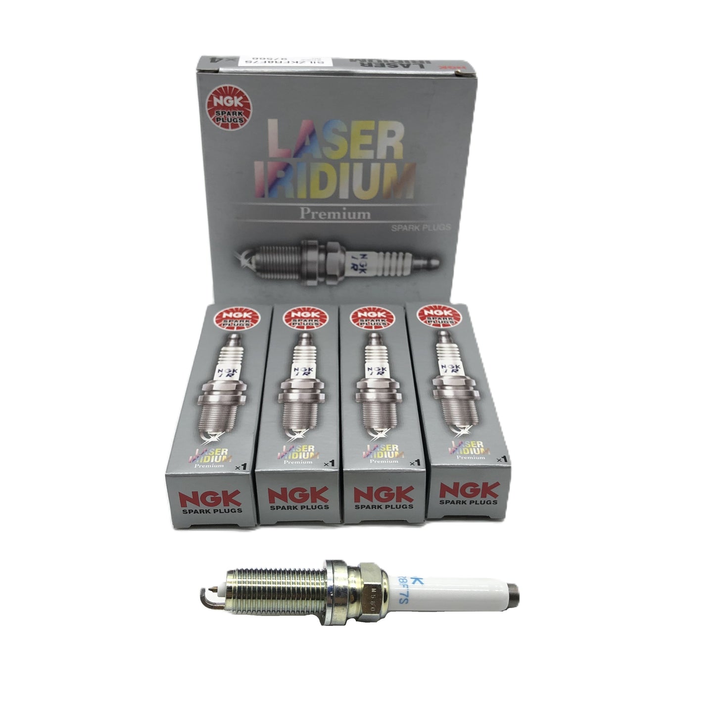 NGK Laser Iridium Spark Plug SILZKFR8F7S image 1 Candru