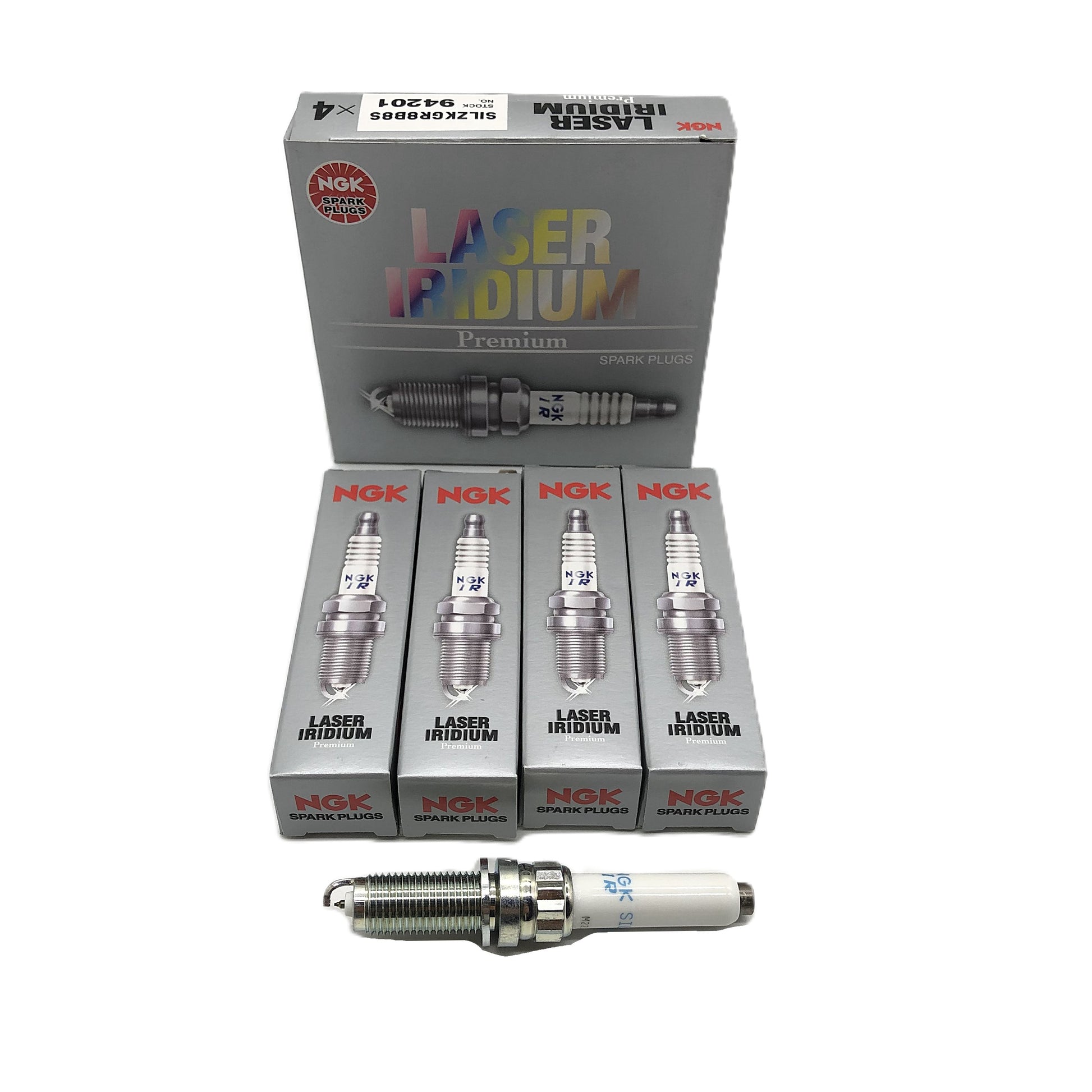 NGK Laser Iridium Spark Plug SILZKGR8B8S image 1 Candru