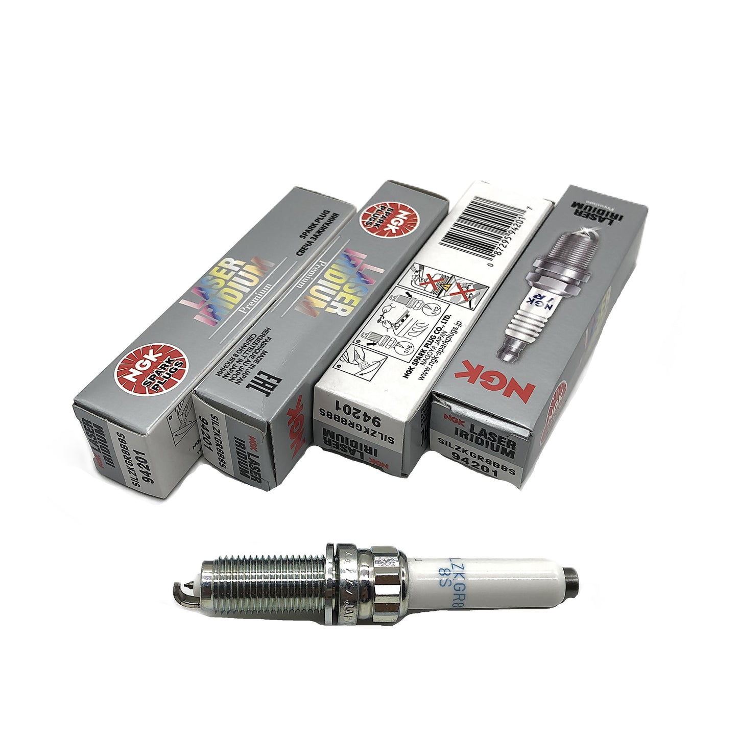 NGK Laser Iridium Spark Plug SILZKGR8B8S image 2 Candru