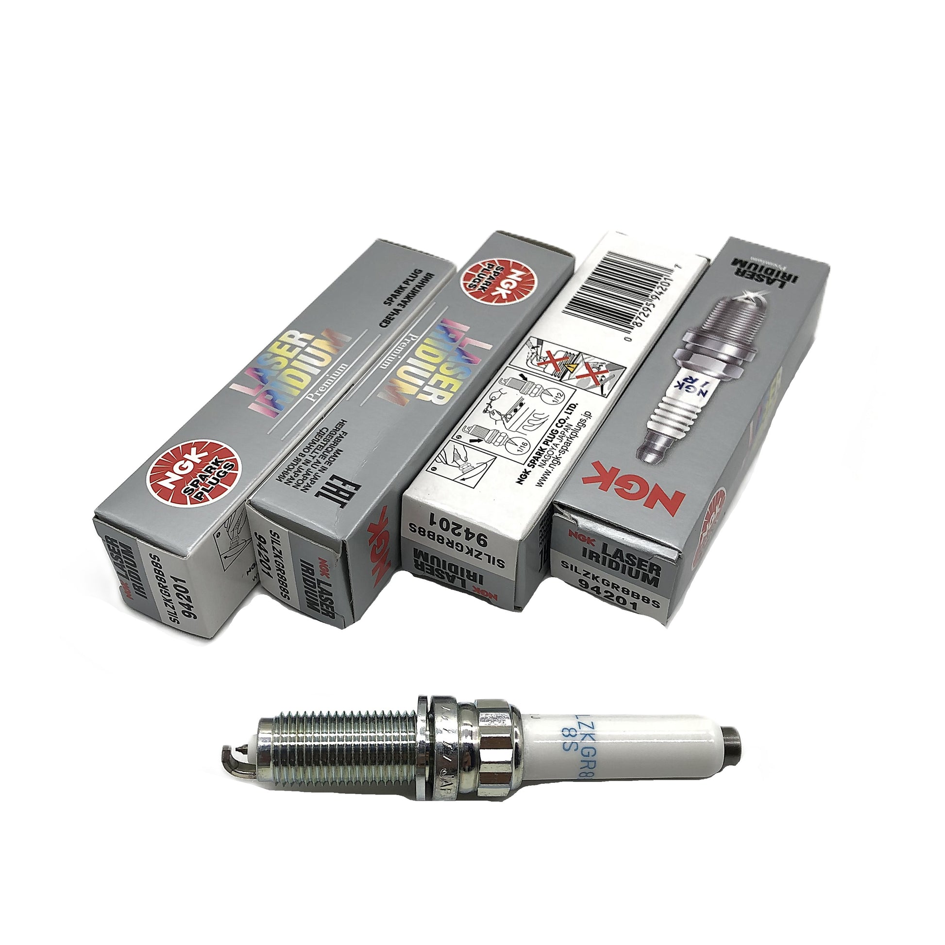 NGK Laser Iridium Spark Plug SILZKGR8B8S image 2 Candru