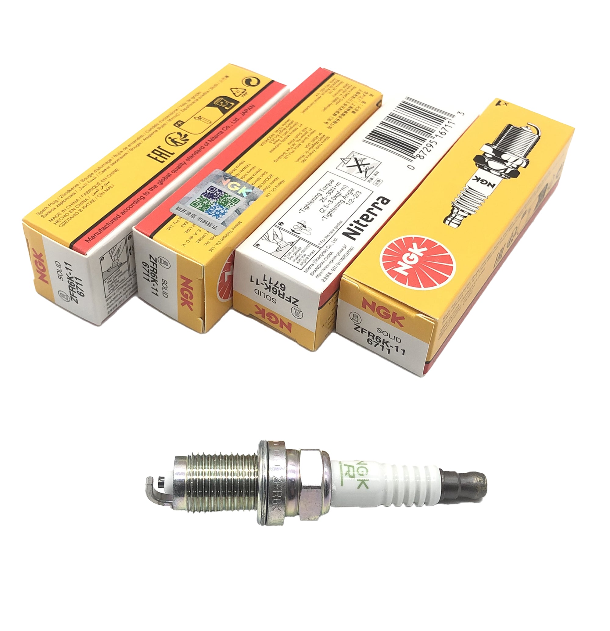 NGK V-Power Spark Plug ZFR6K-11 6711