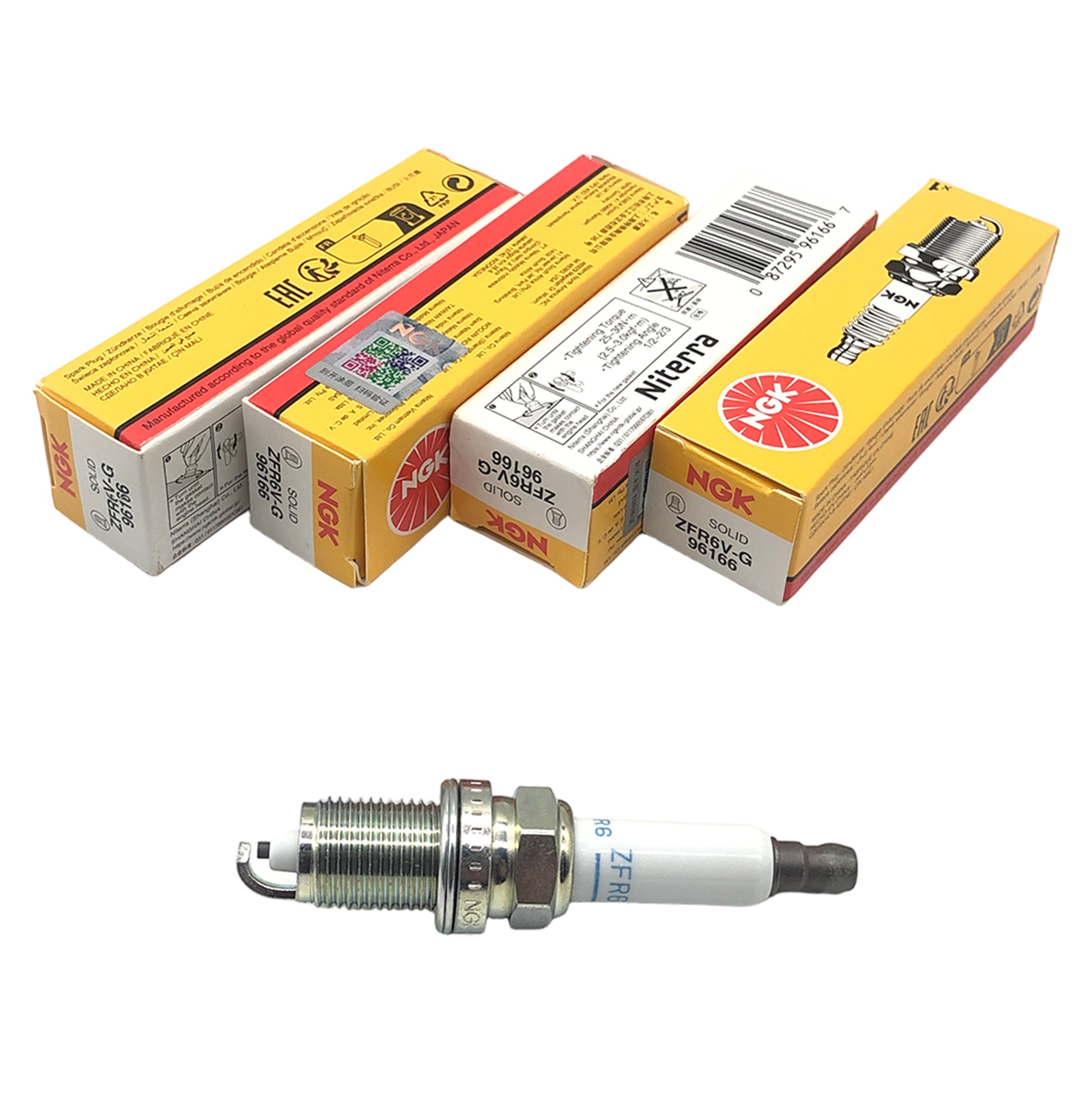 NGK Nickel Spark Plug ZFR6V-G  96166