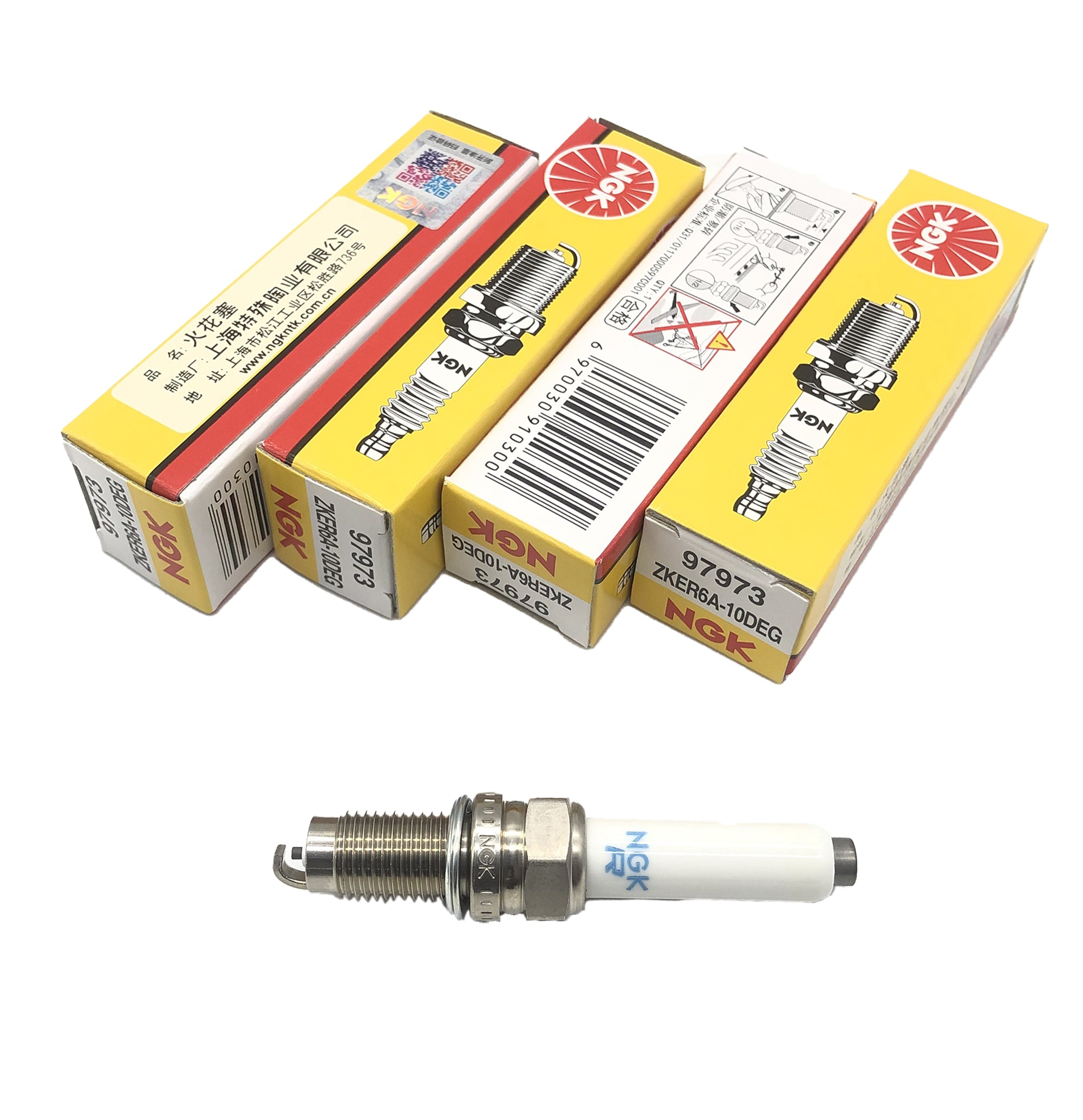 NGK Nickel Spark Plug ZKER6A-10DEG 97973