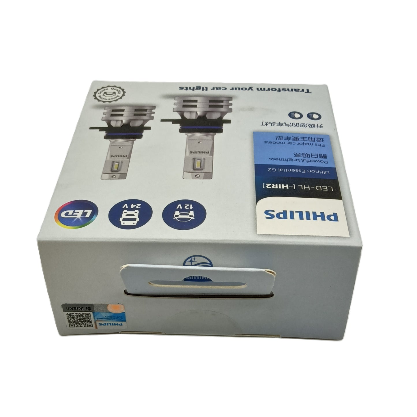 PHILIPS Ultinon Essential LED Headlight bulbs HIR2 12-24V 24W 6500K 11012UE2X2