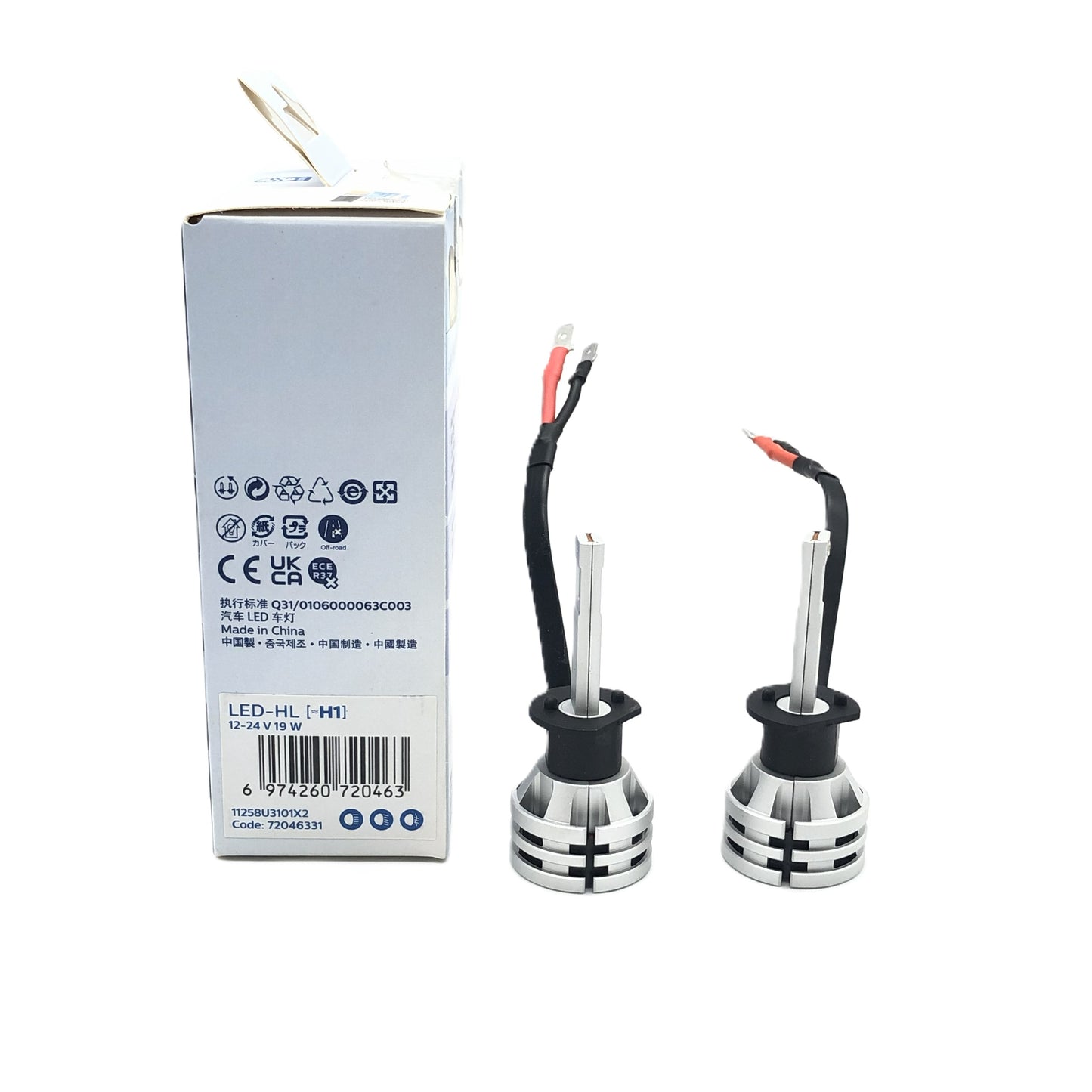 PHILIPS LED Headlight Ultinon Pro3101 H1 12V 24V 19W 11258U3101X2