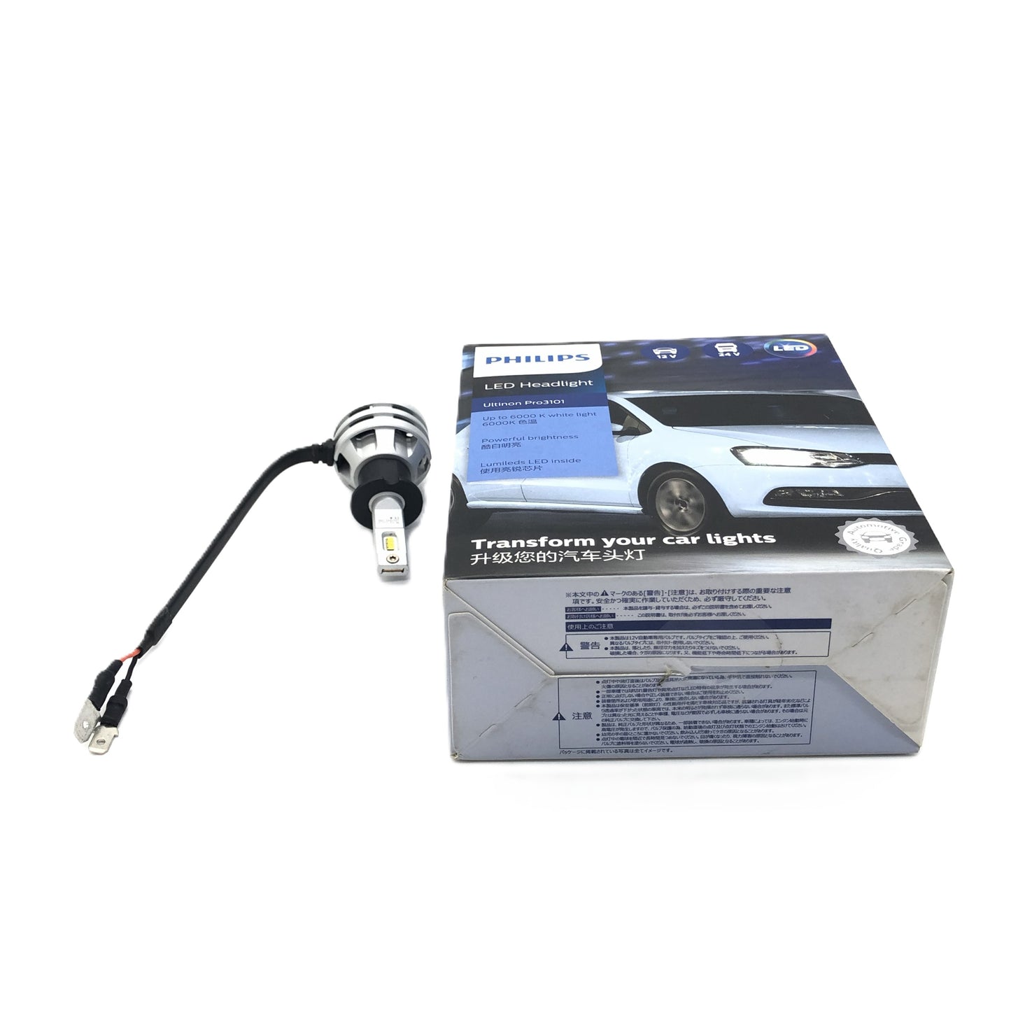 PHILIPS LED Headlight Ultinon Pro3101 H3 12V 24V 19W 11336U3101X2