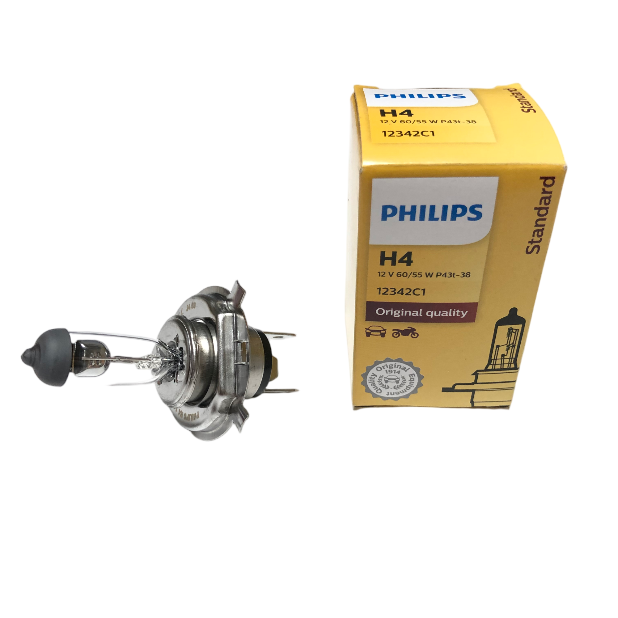 PHILIPS Front Fog Light H4 12V 60/55W P43t-38 12342C1