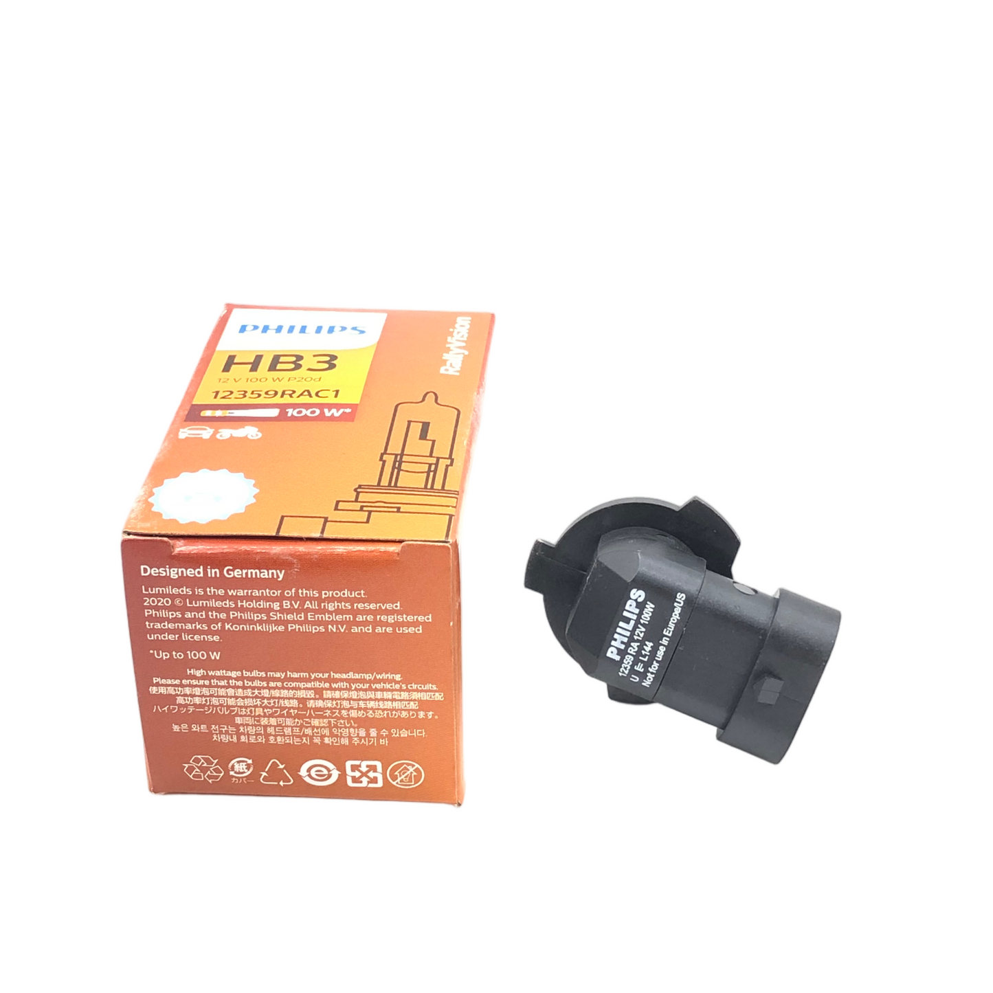 PHILIPS Front Fog Light HB3 12V 100W P20d 12359RAC1