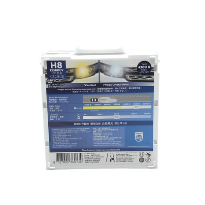 PHILIPS CrystalVision Headlight bulbs 12360CVS2