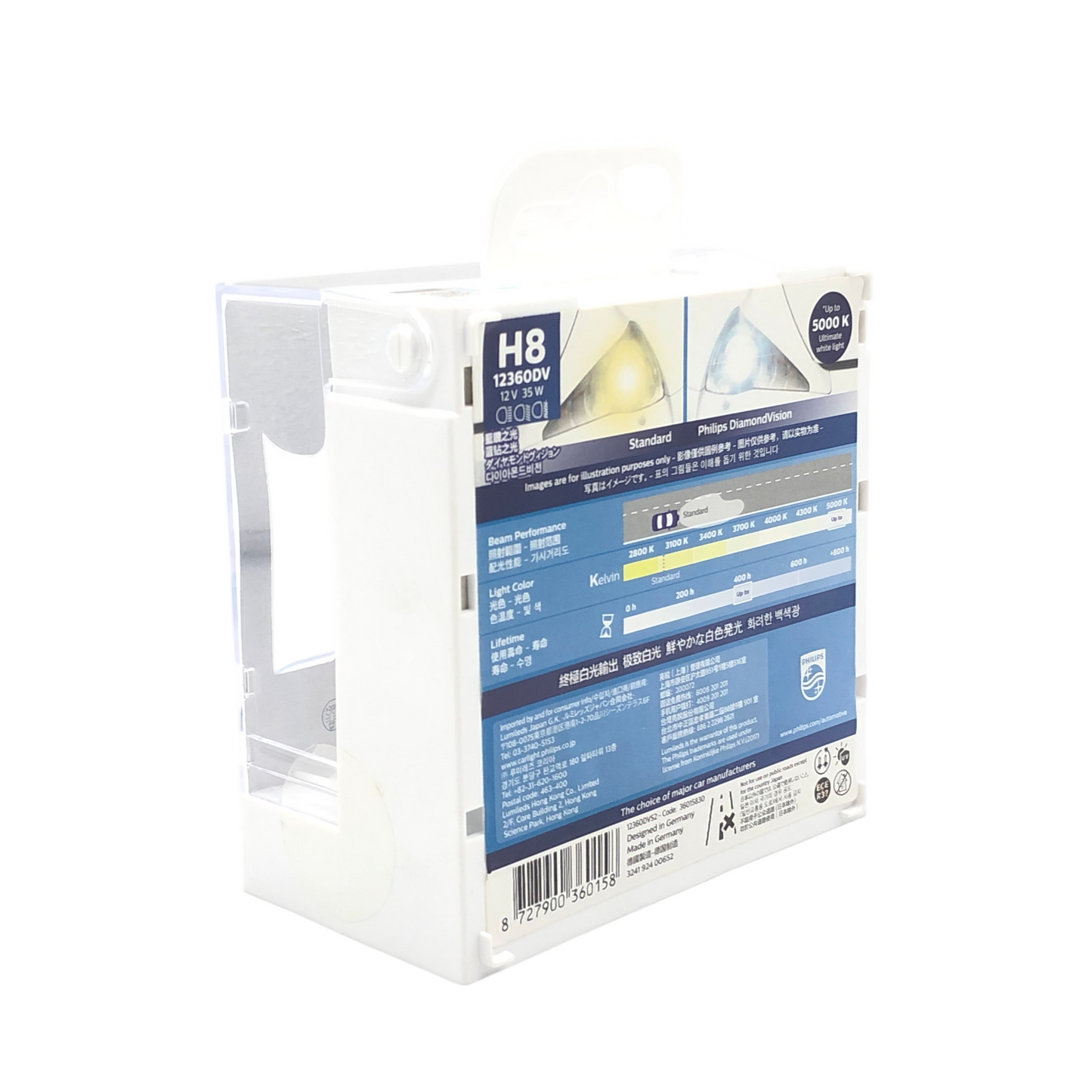 PHILIPS DiamondVision Headlight bulbs 12360DVS2