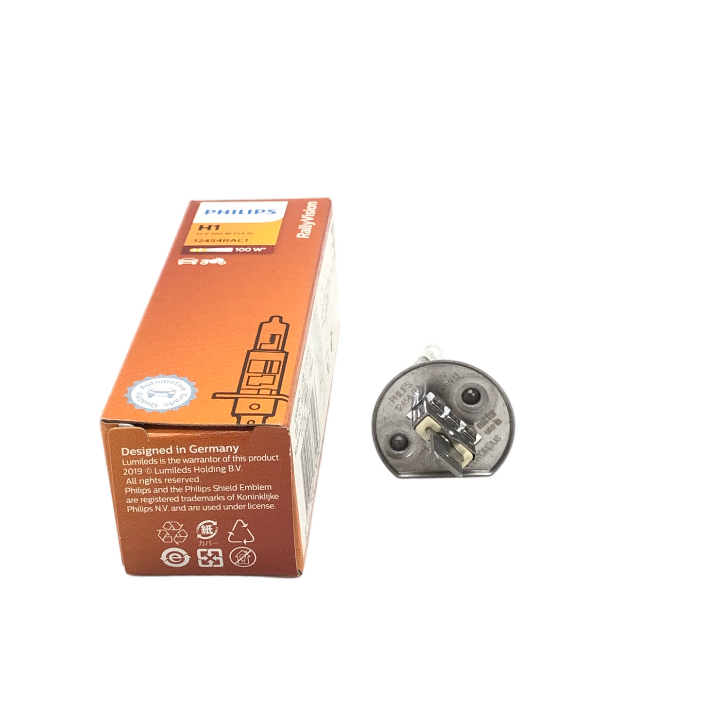 PHILIPS Front Fog Light H1 12V 100W P14.5s 12454RAC1