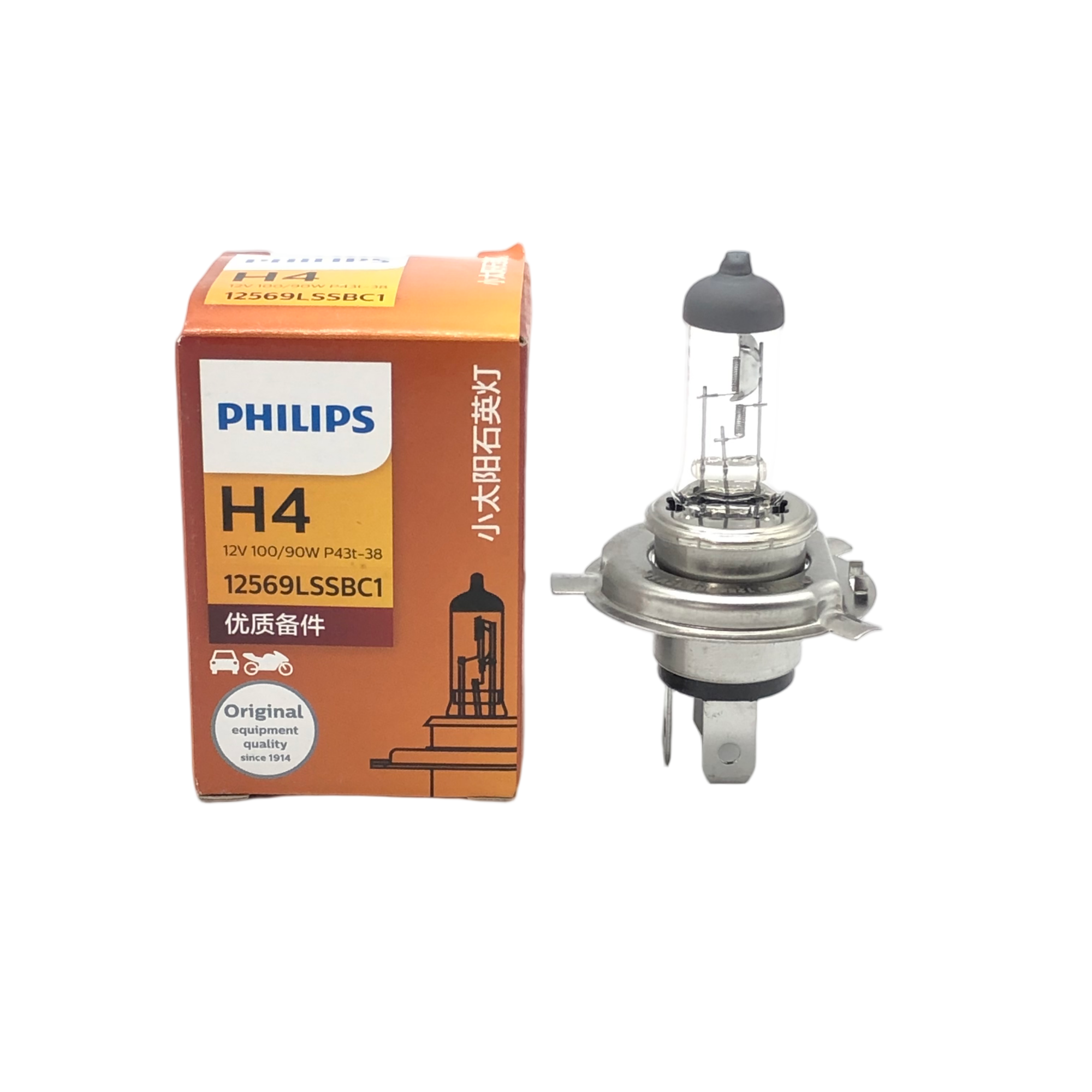PHILIPS Front Fog Light H4 12V 100/90W P43t-38 12569LSSBC1