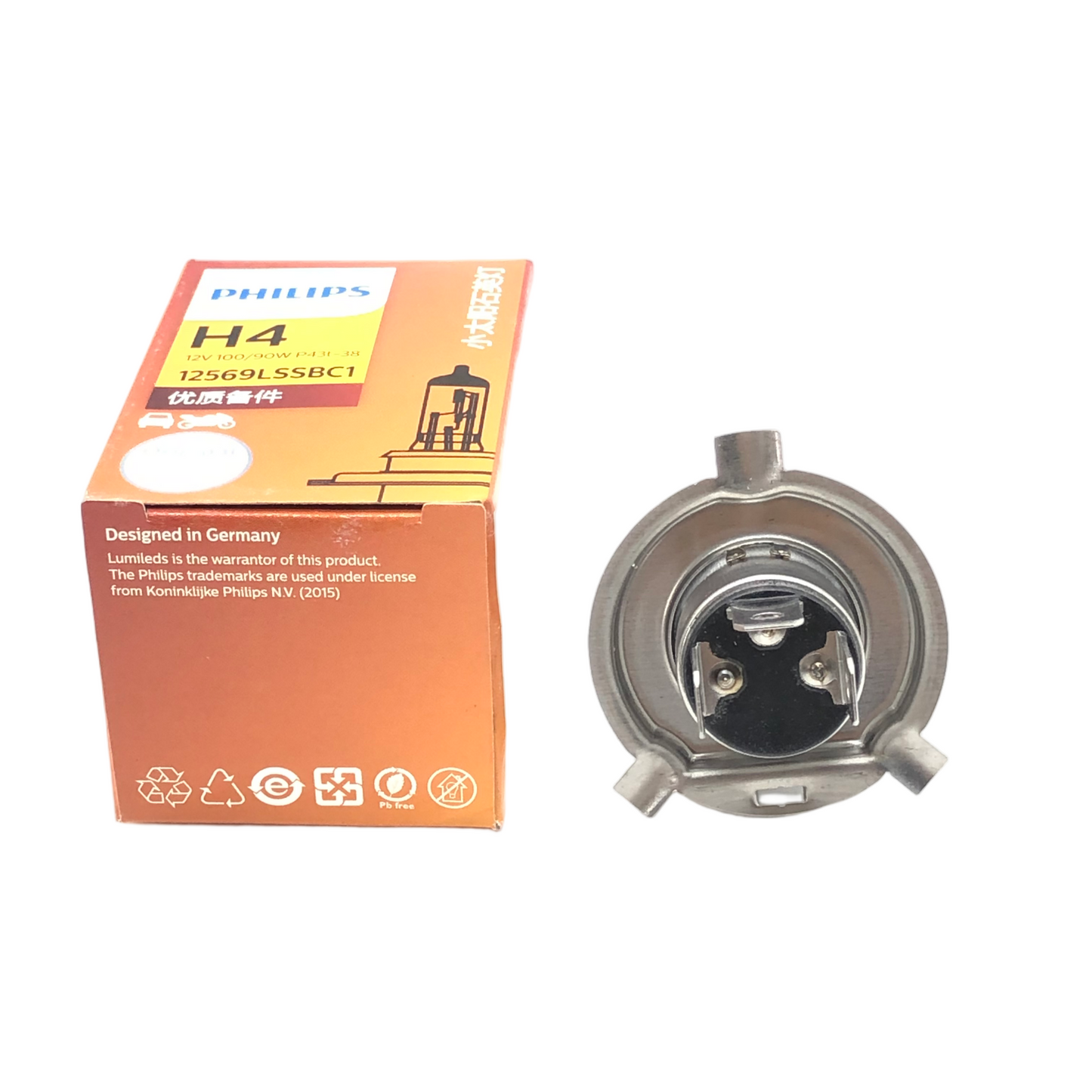 PHILIPS Front Fog Light H4 12V 100/90W P43t-38 12569LSSBC1