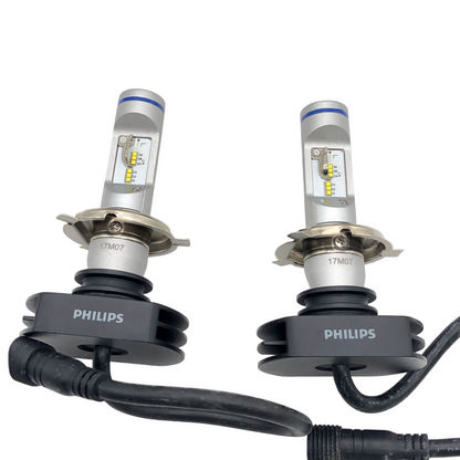 PHILIPS X-tremeUltinon LED Headlight bulbs H4 12V 23/23W 6000K 12953BWX2