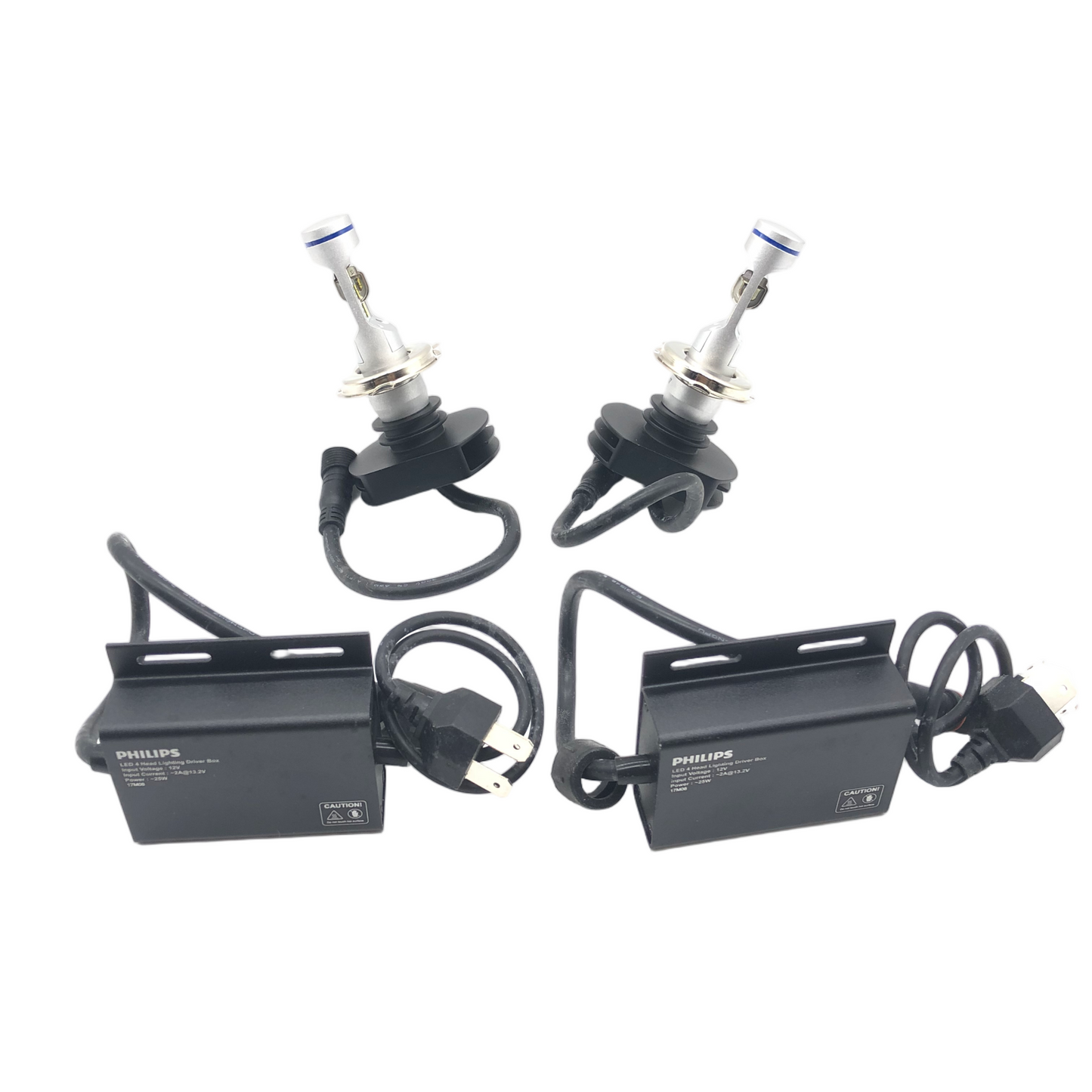 PHILIPS X-tremeUltinon LED Headlight bulbs H4 12V 23/23W 6000K 12953BWX2