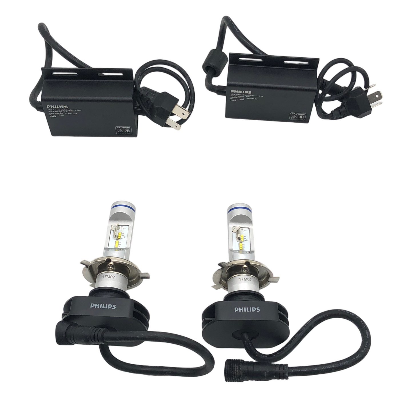 PHILIPS X-tremeUltinon LED Headlight bulbs H4 12V 23/23W 6000K 12953BWX2