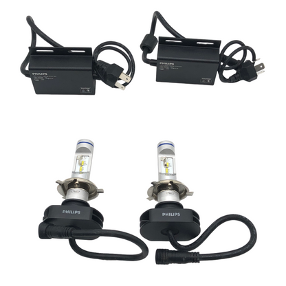 PHILIPS X-tremeUltinon LED Headlight bulbs H4 12V 23/23W 6000K 12953BWX2