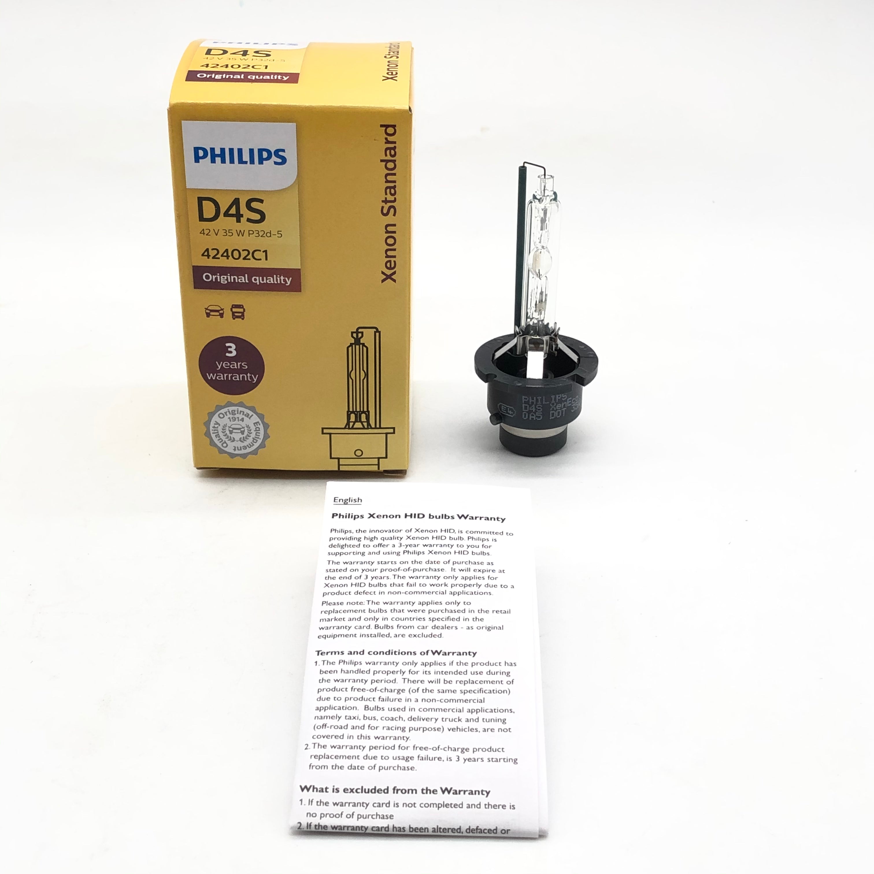 PHILIPS Xenon Standard Headlight Bulb 42402C1