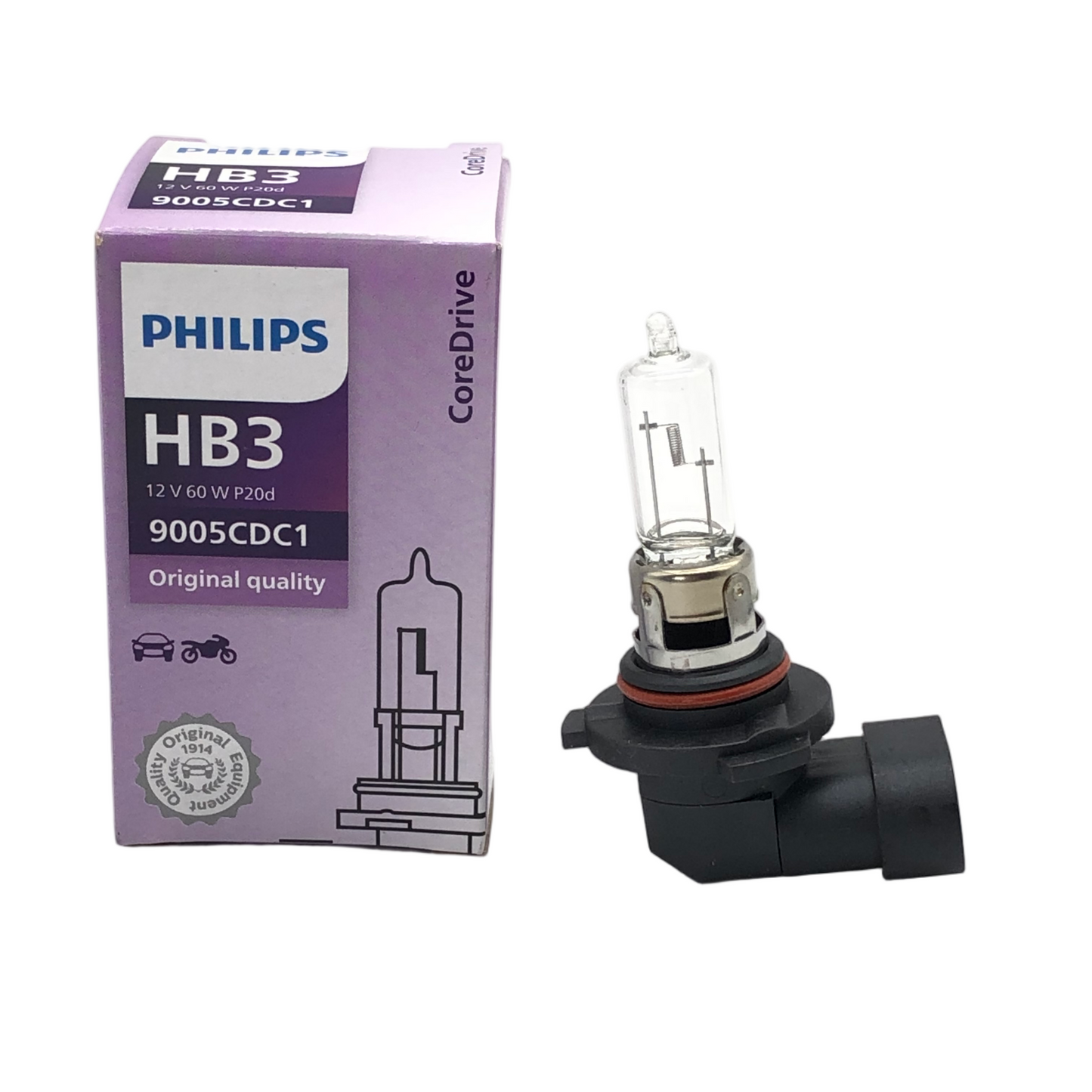 PHILIPS CoreDrive Headlight Bulb HB3 12V 60W P20d 9005CDC1