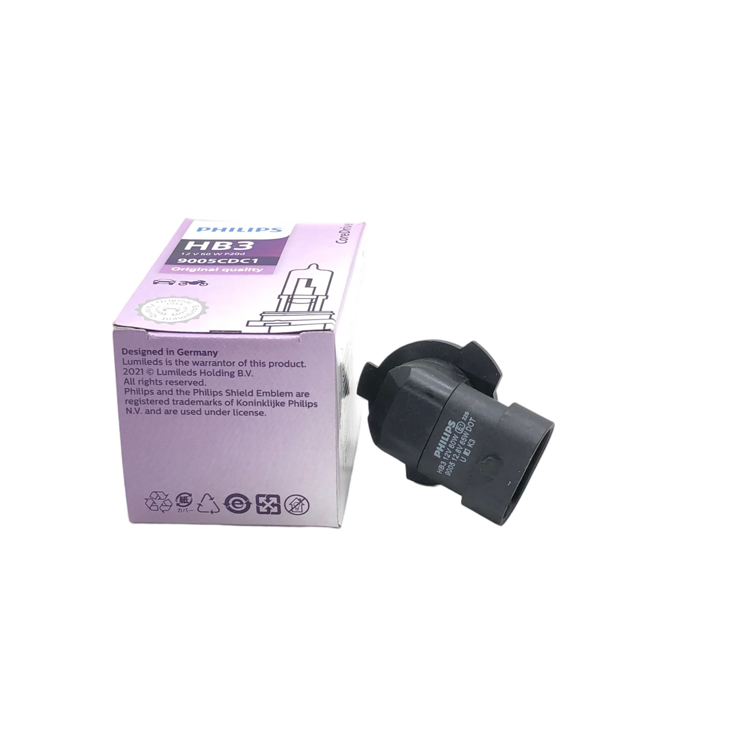 PHILIPS CoreDrive Headlight Bulb HB3 12V 60W P20d 9005CDC1