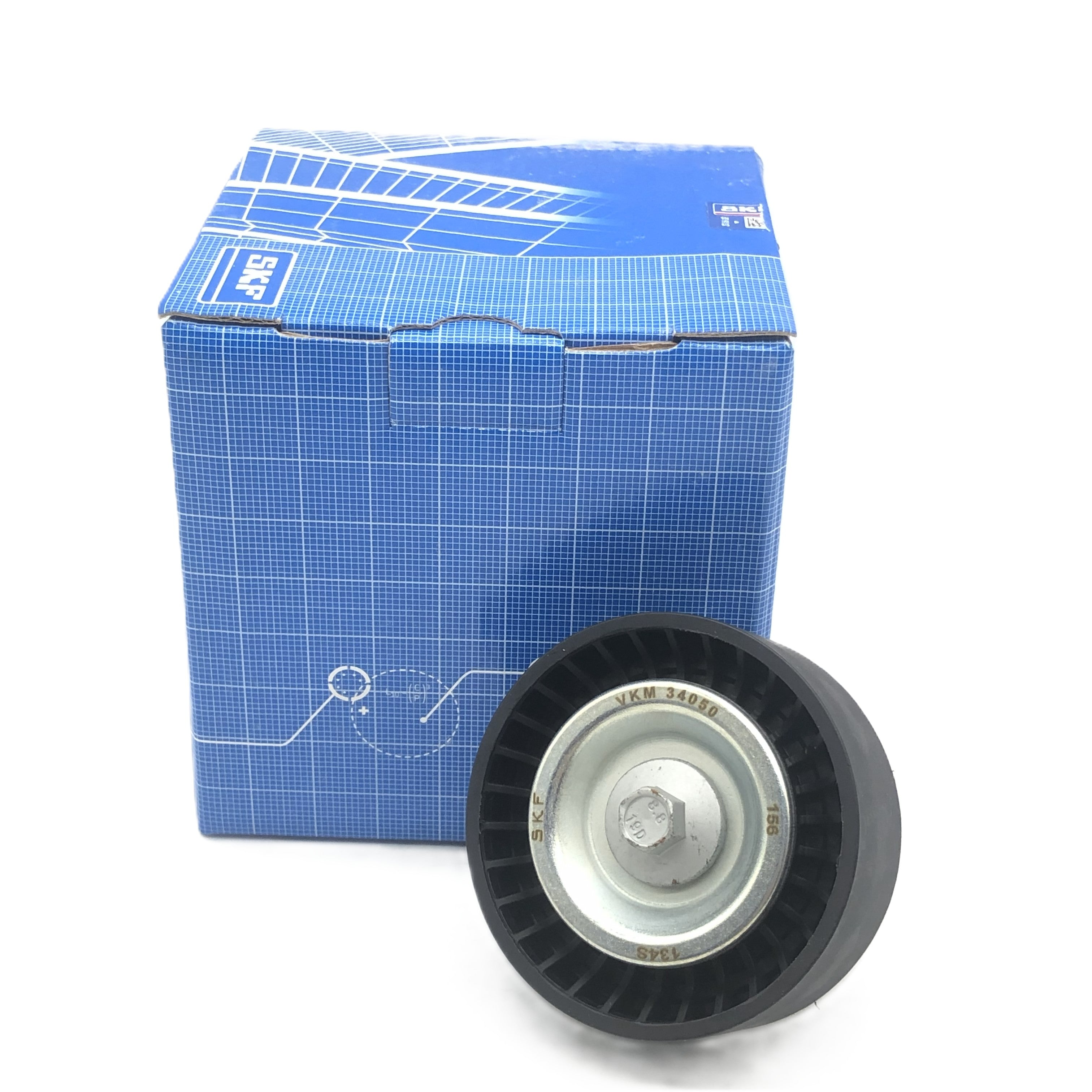 SKF V-ribbed Belt Deflection / Guide Pulley VKM34050J