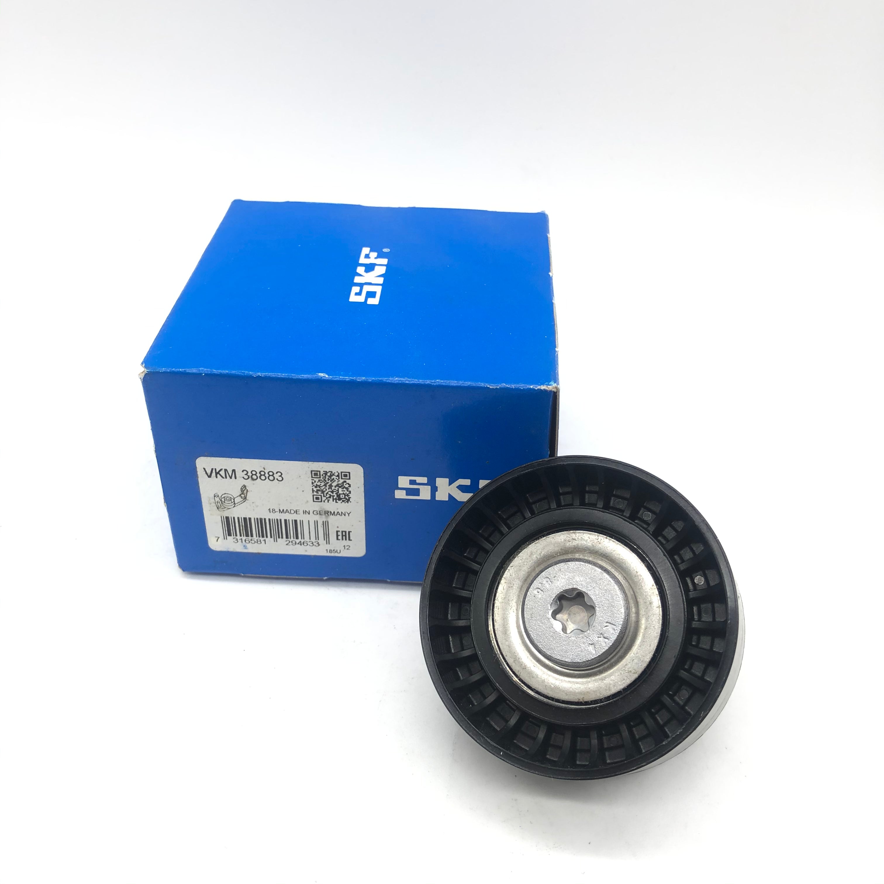 SKF V-ribbed Belt Deflection / Guide Pulley VKM38883